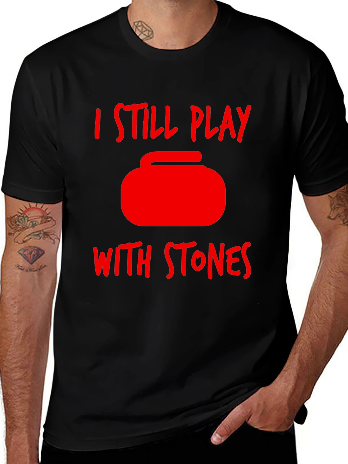 Curling T-Shirt - I Still Play With Stones
