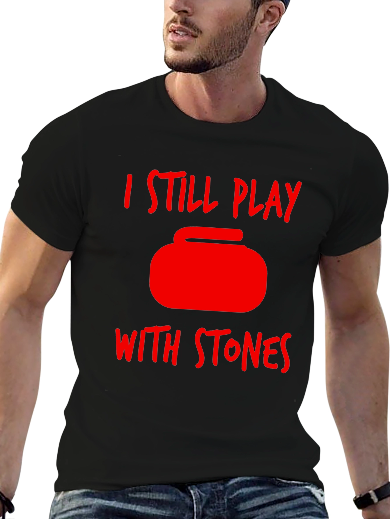 Curling T-Shirt - I Still Play With Stones