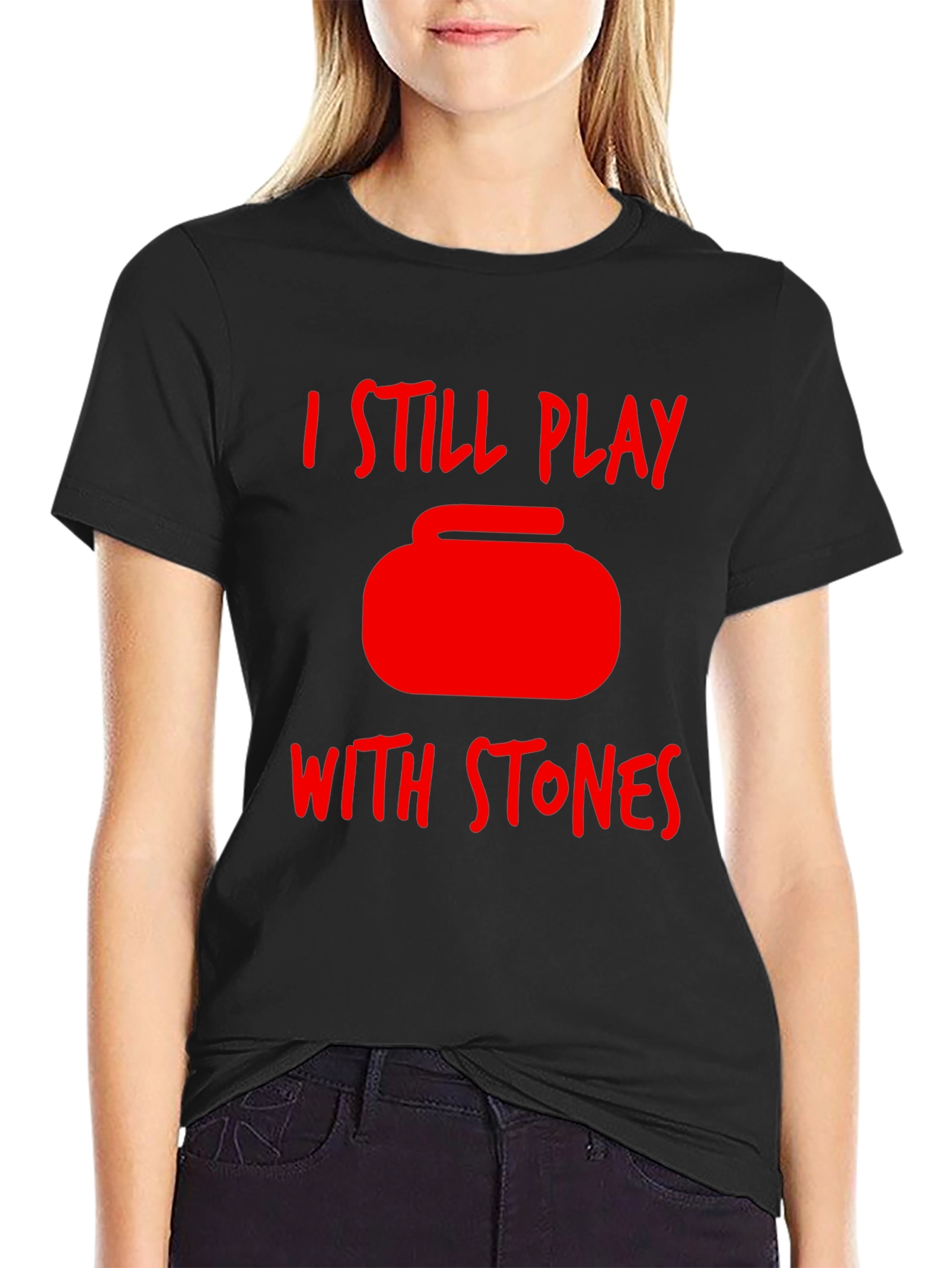 Curling T-Shirt - I Still Play With Stones