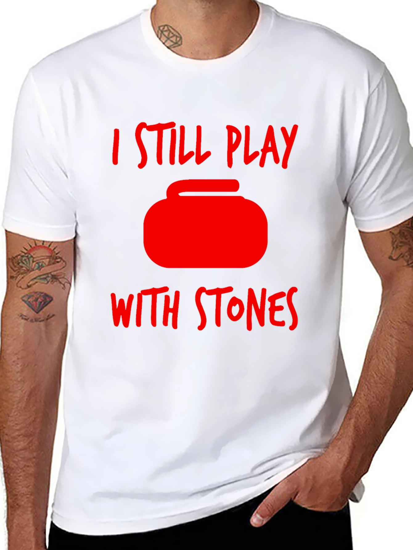 Curling T-Shirt - I Still Play With Stones
