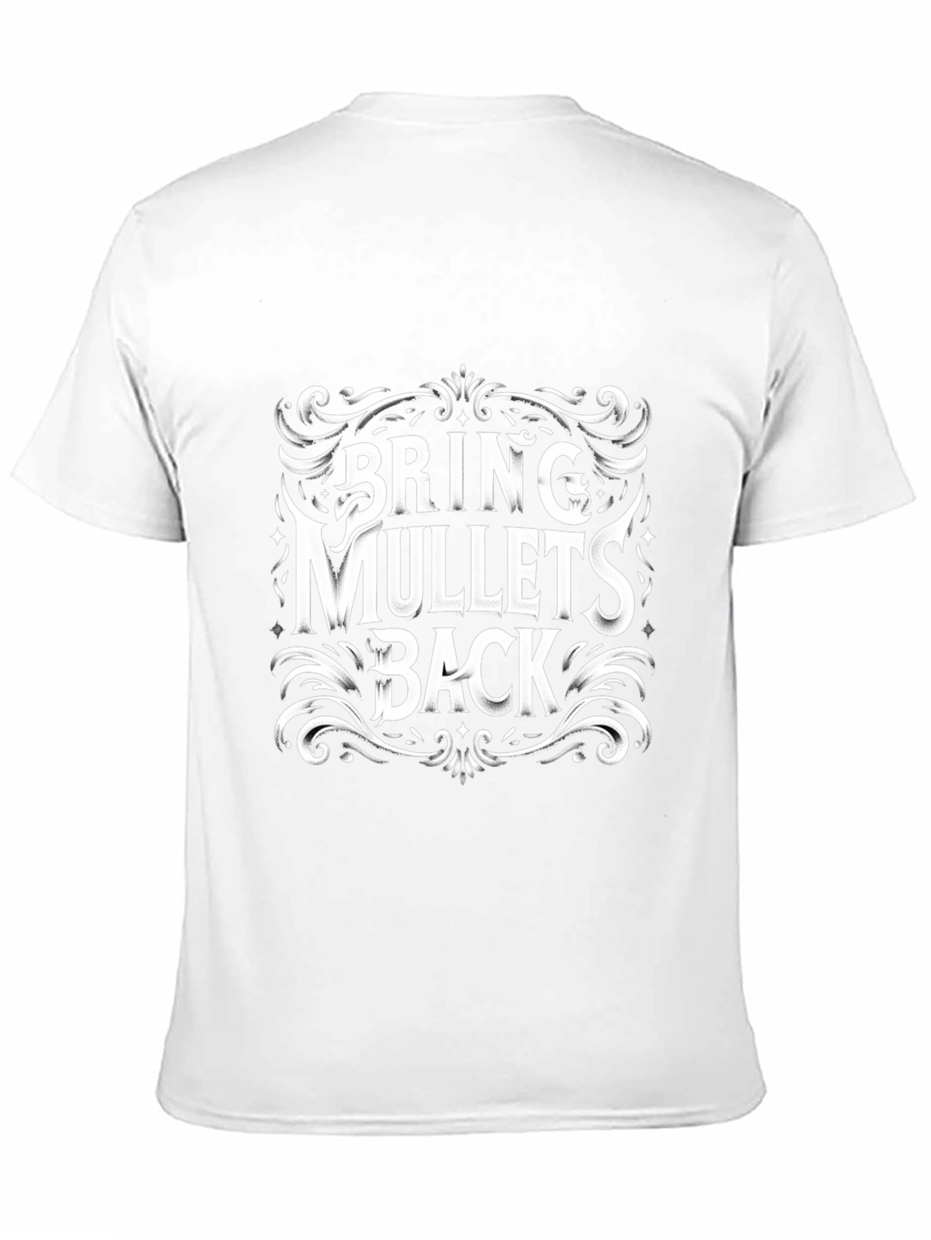Bring Mullets Back Graphic Tee - Retro Style