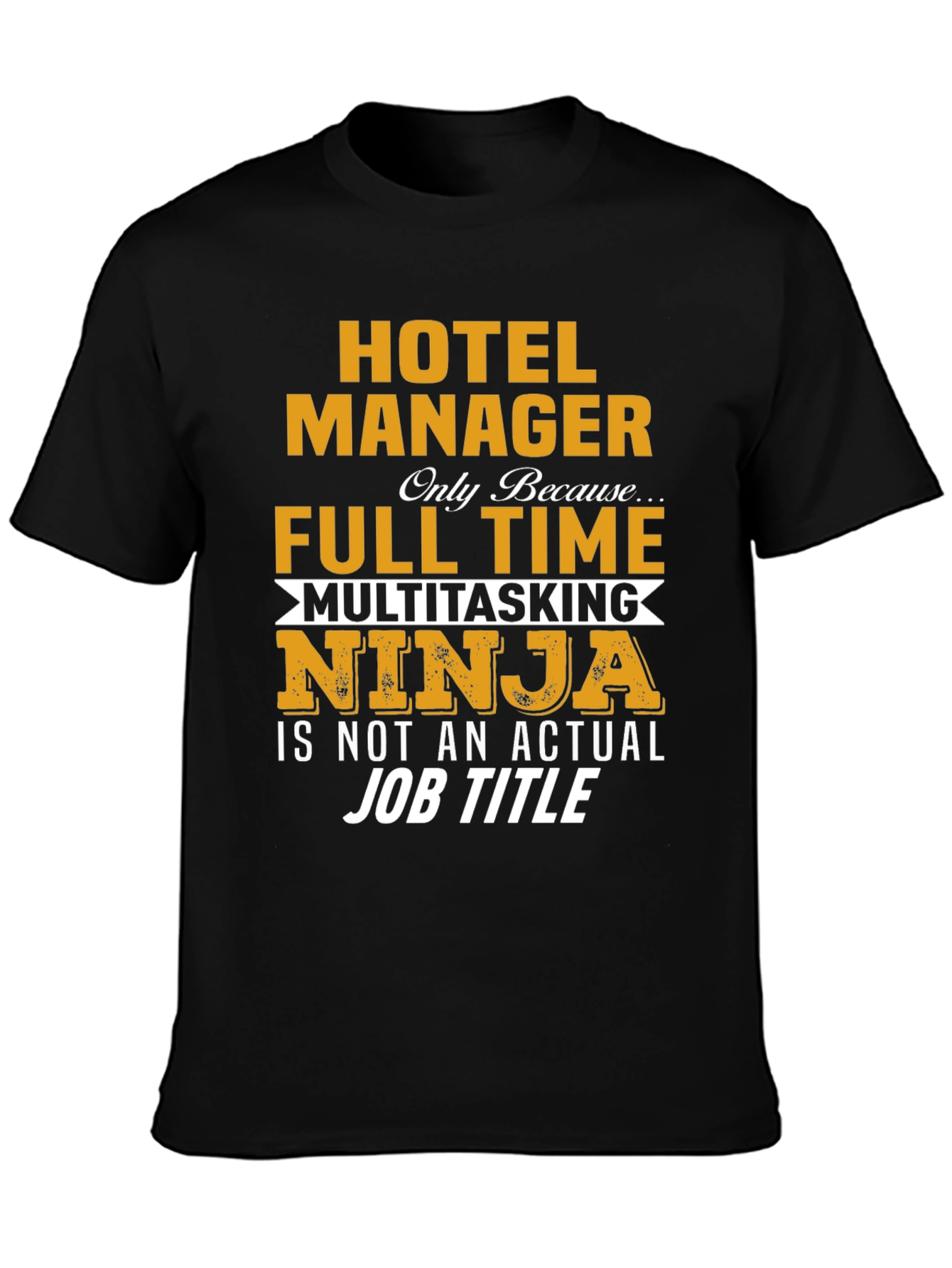 Hotel Manager Multitasking Ninja Graphic T-Shirt