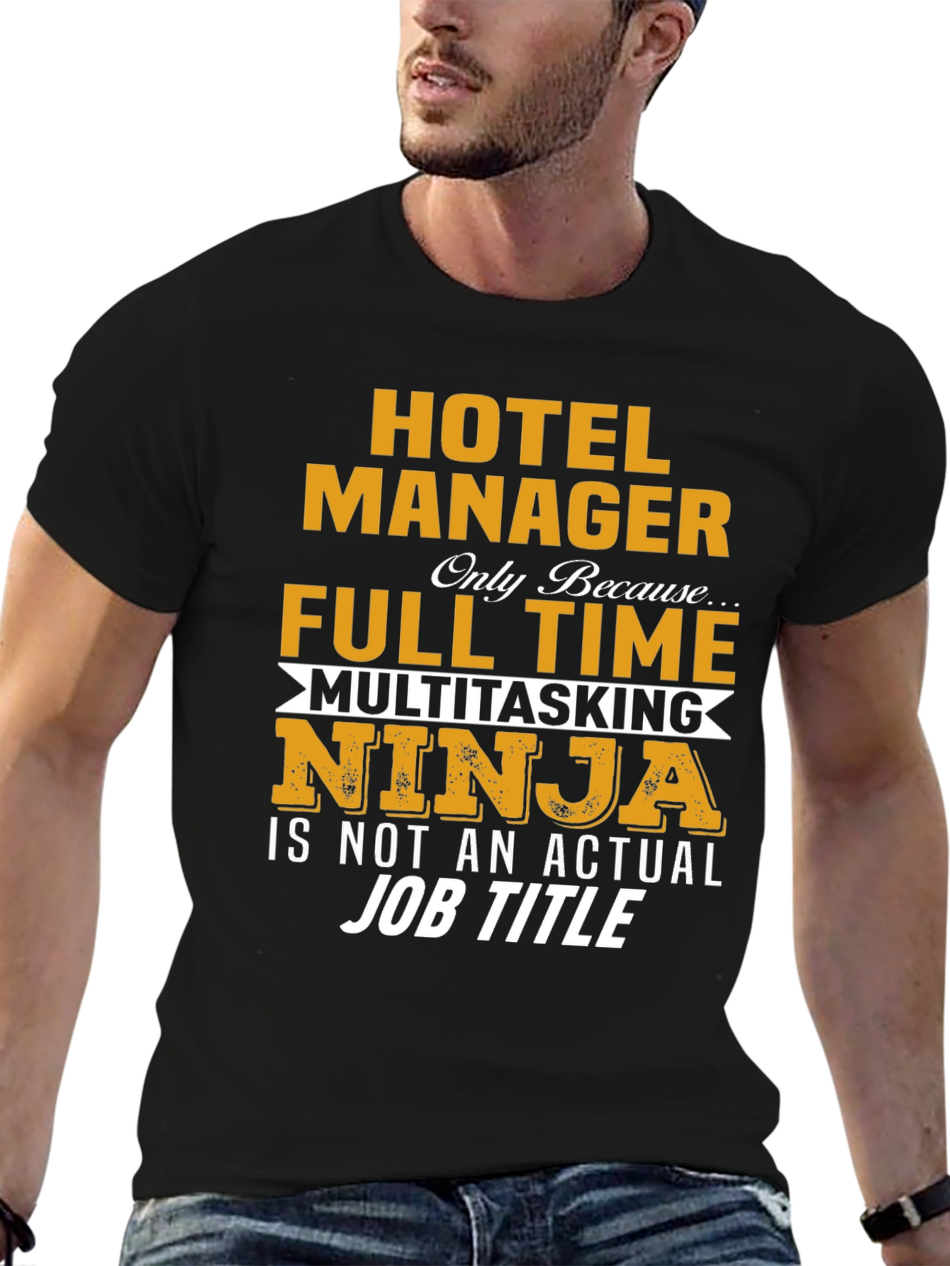 Hotel Manager Multitasking Ninja Graphic T-Shirt
