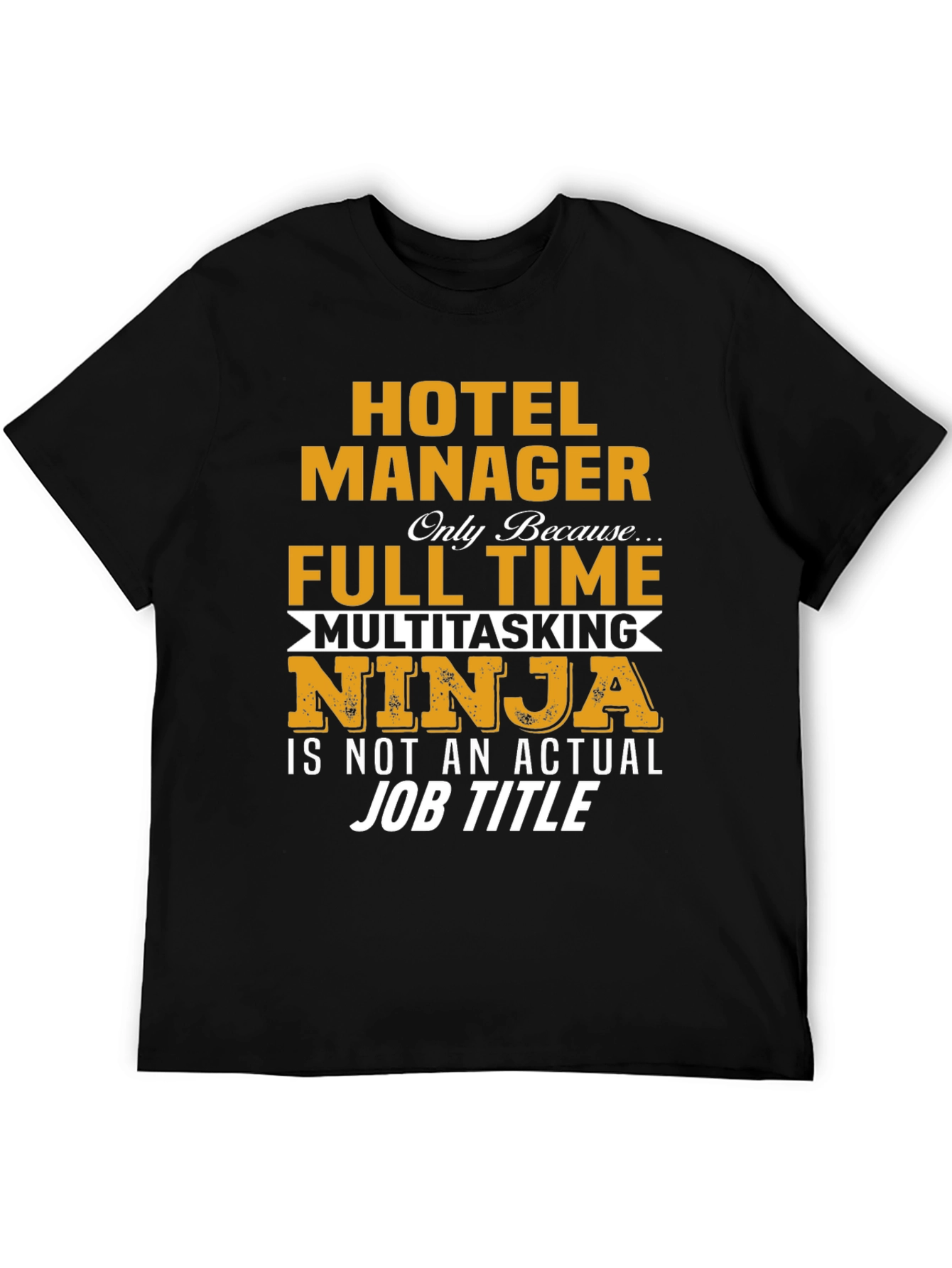Hotel Manager Multitasking Ninja Graphic T-Shirt
