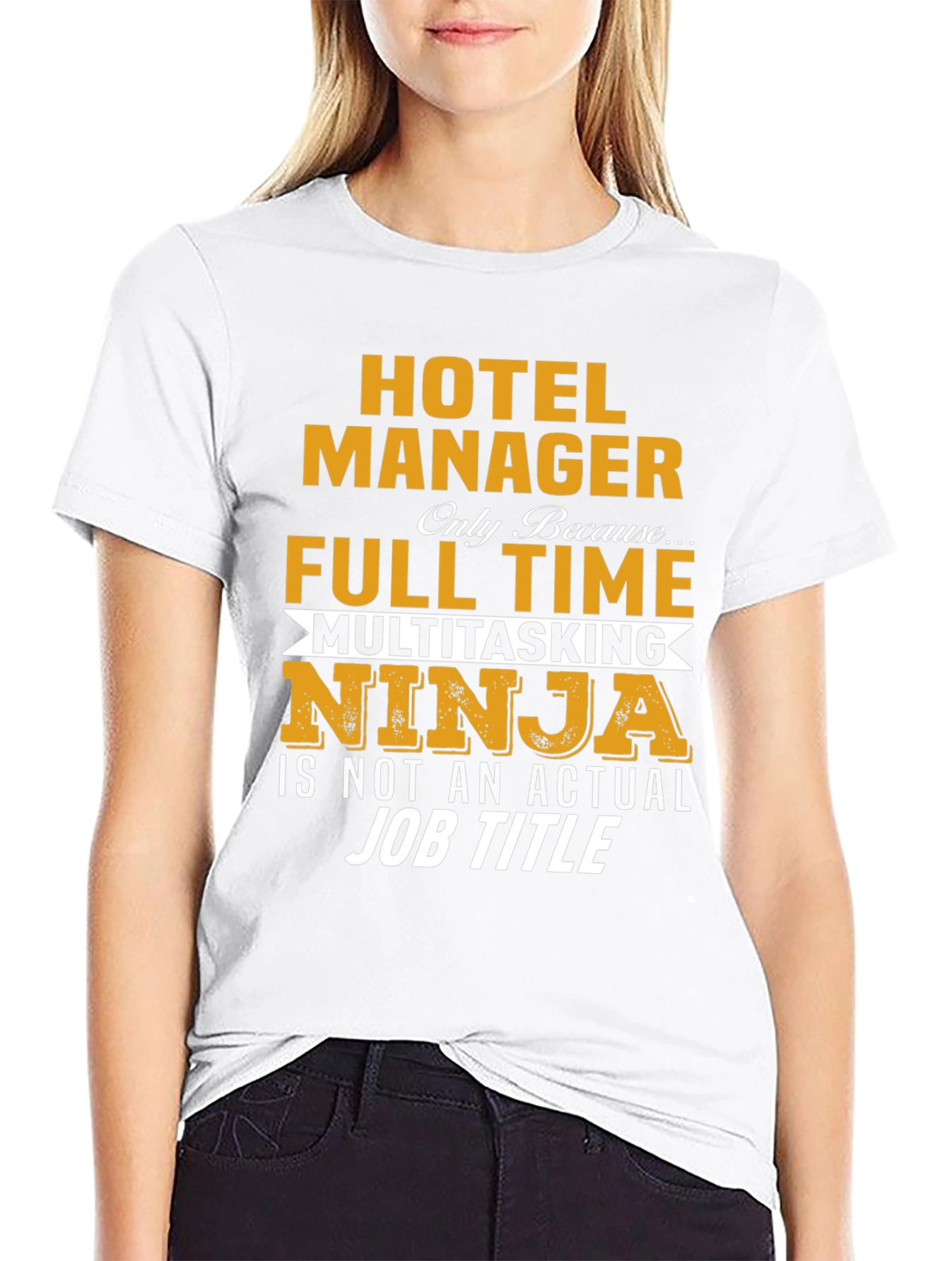 Hotel Manager Multitasking Ninja Graphic T-Shirt