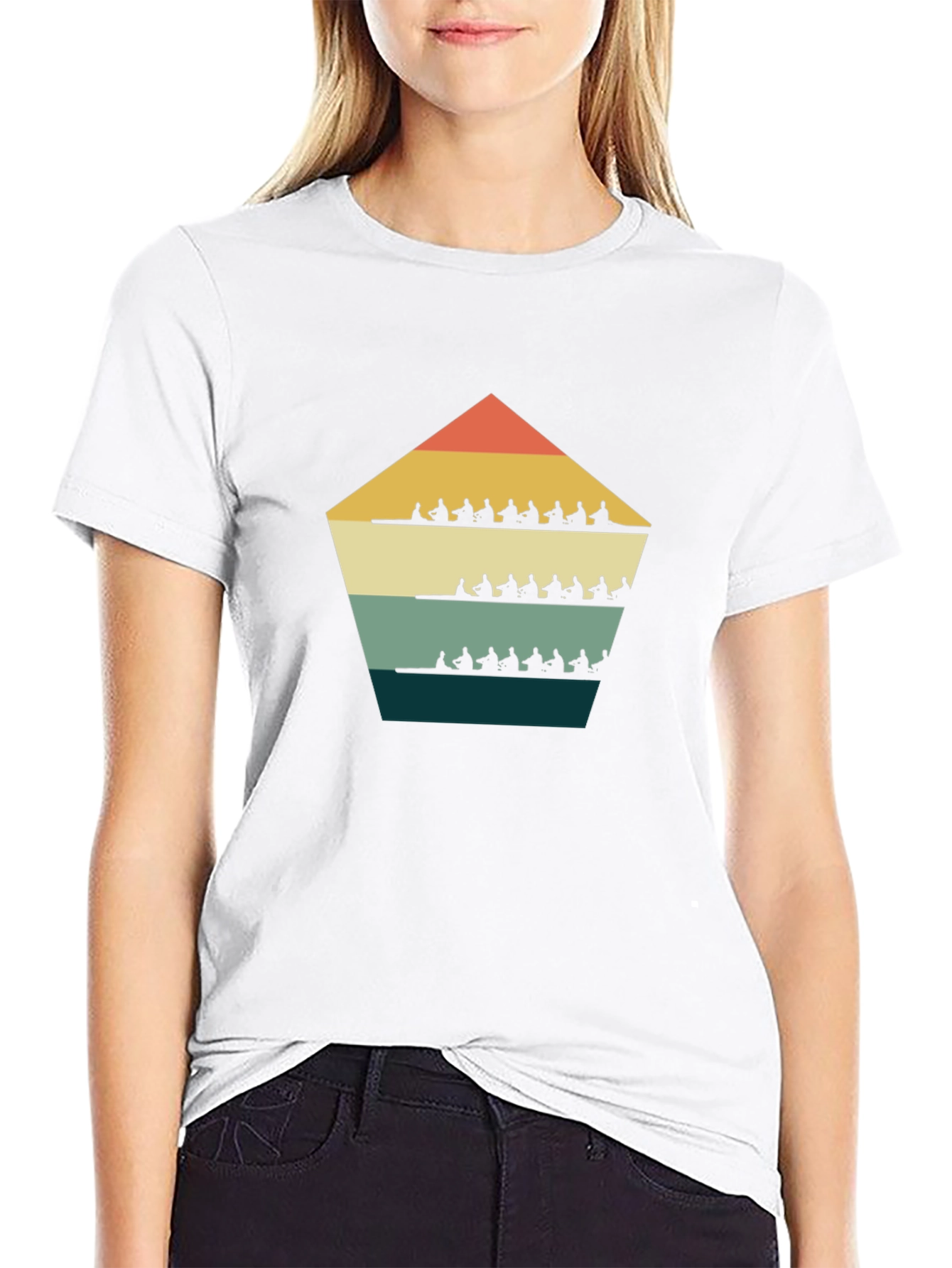 Retro Rowing Team T-Shirt