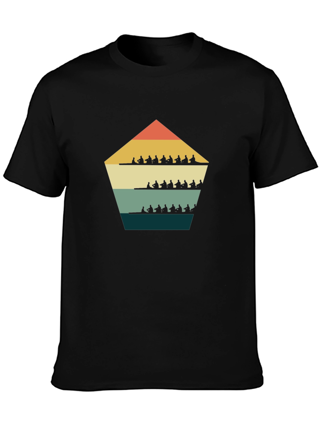 Retro Rowing Team T-Shirt