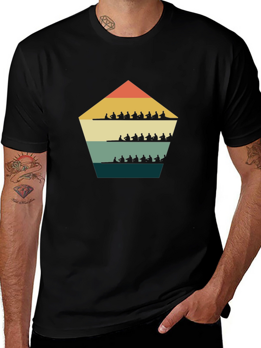 Retro Rowing Team T-Shirt