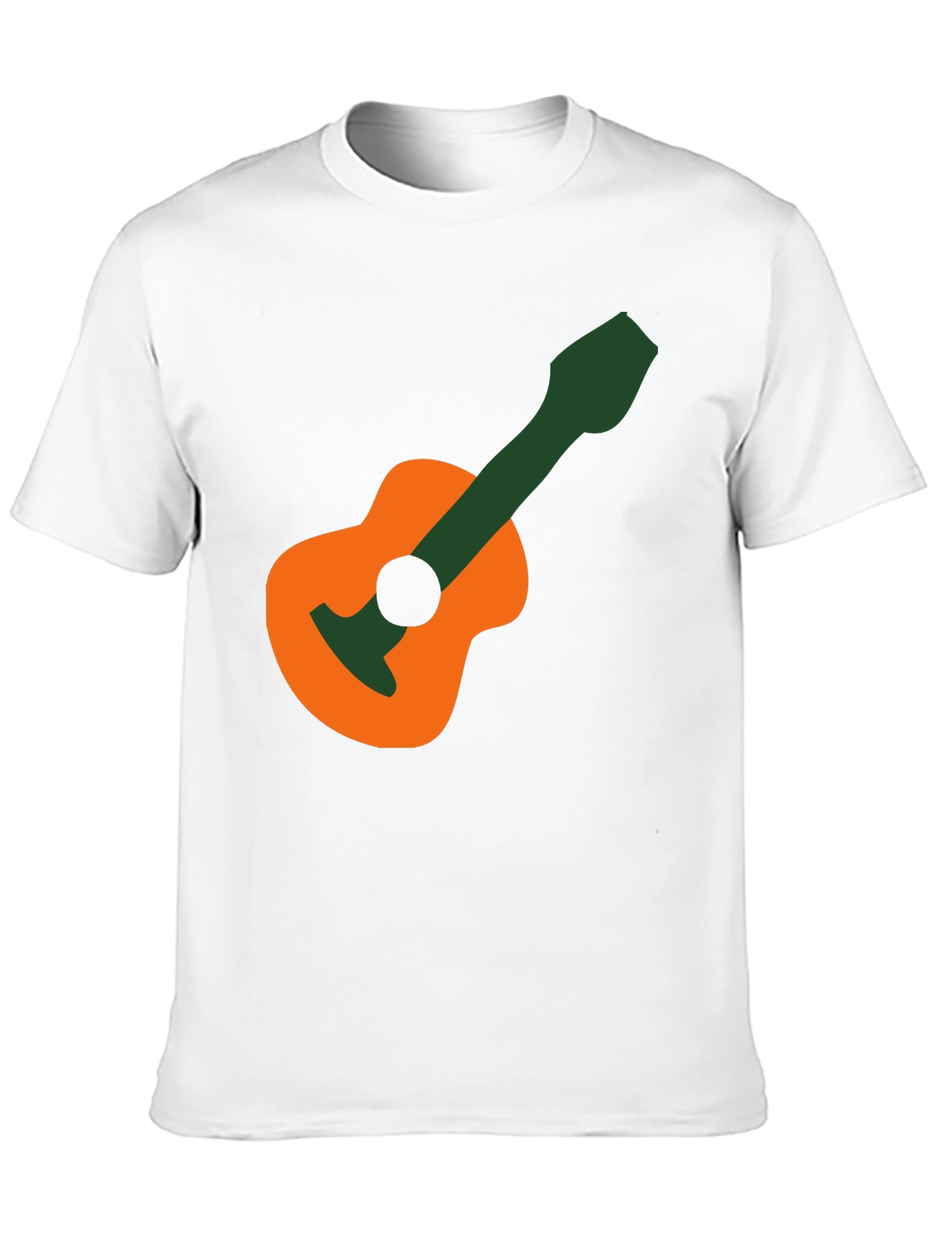 Guitar Graphic T-Shirt - Black Cotton Tee