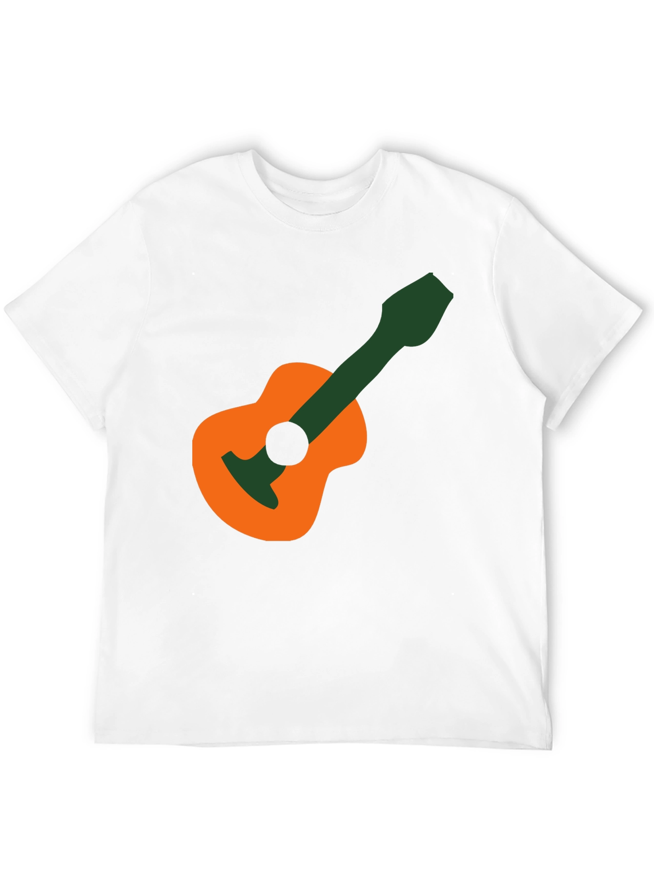 Guitar Graphic T-Shirt - Black Cotton Tee