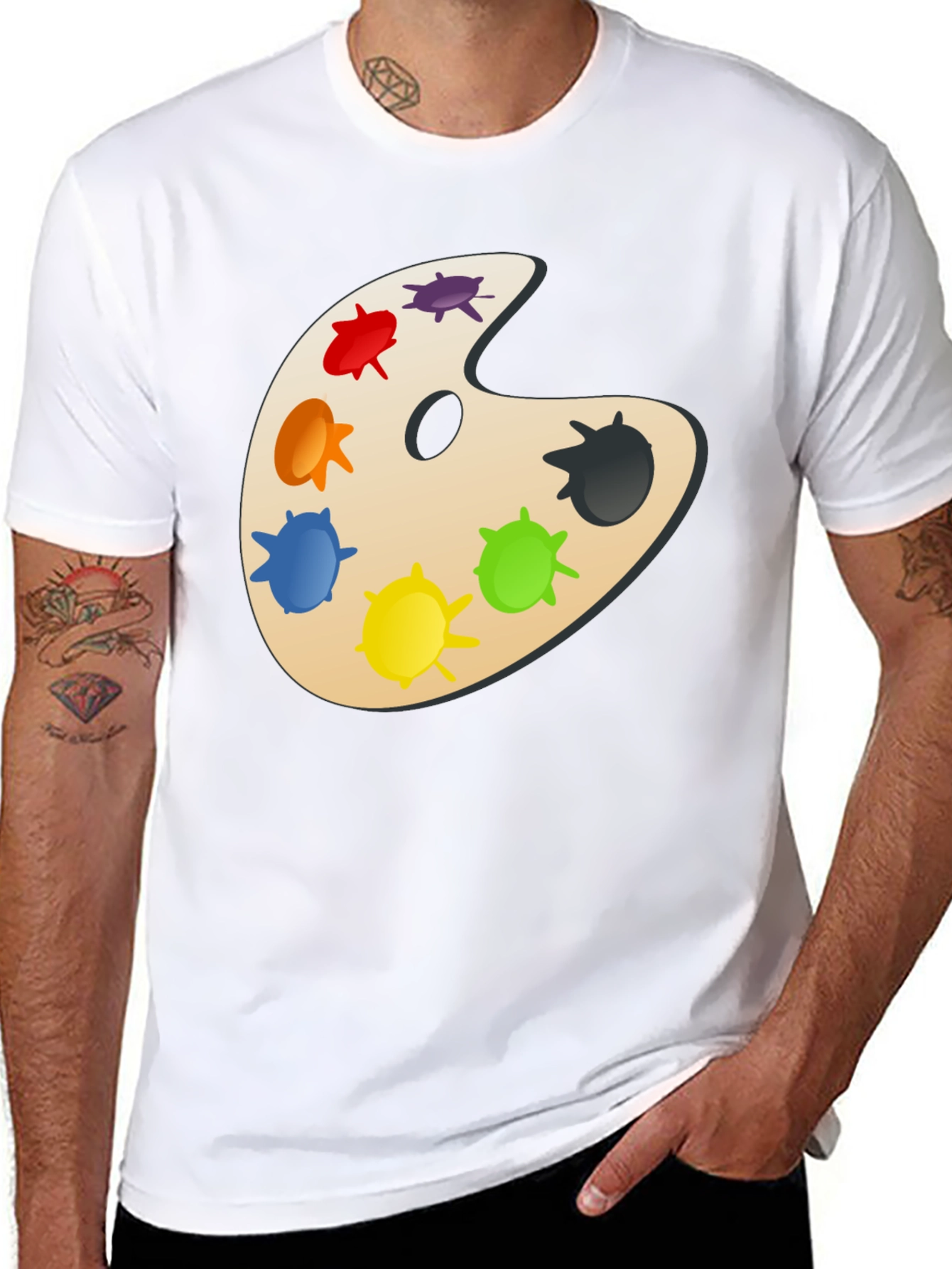 Artist Palette Graphic T-Shirt - Painters Tee