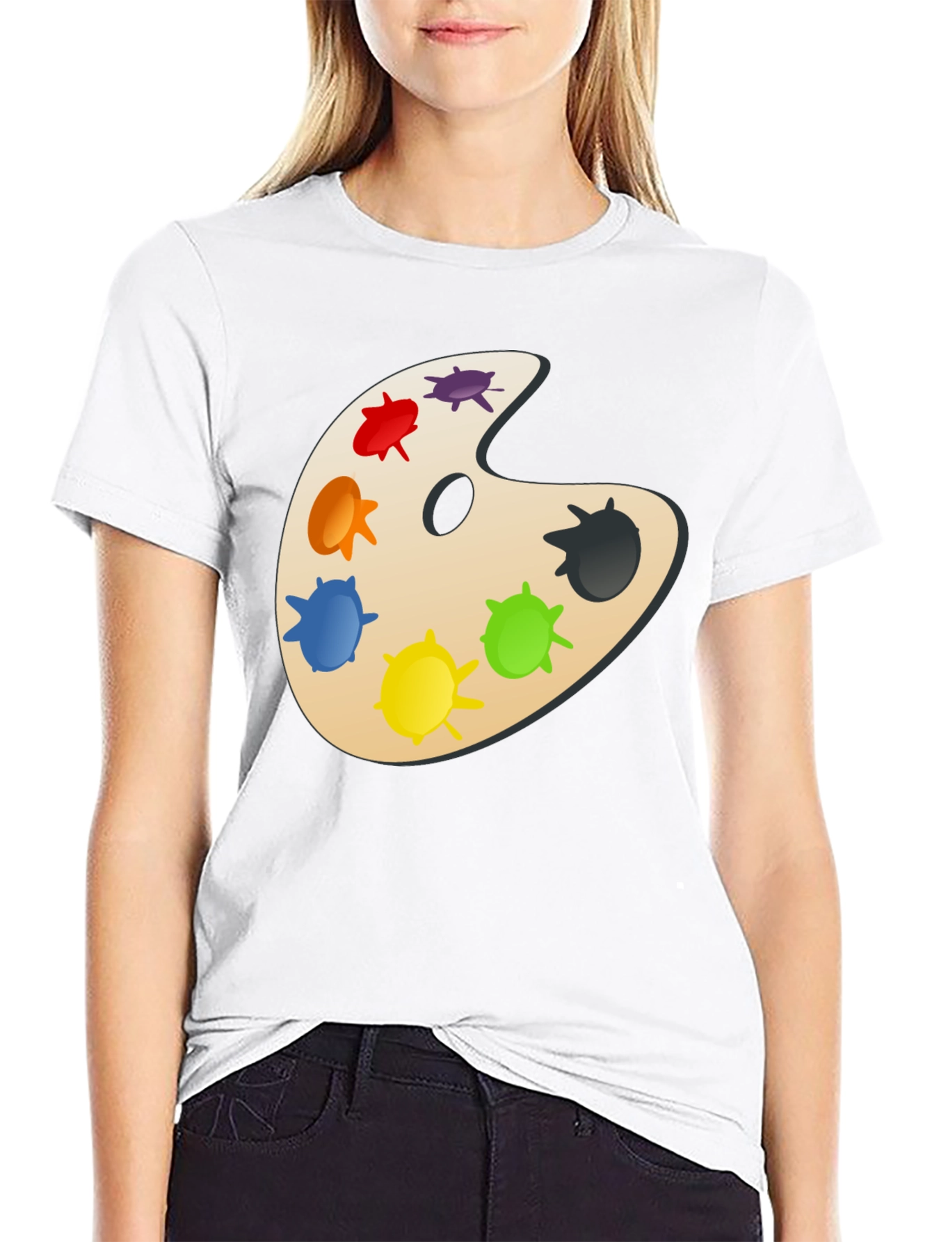 Artist Palette Graphic T-Shirt - Painters Tee