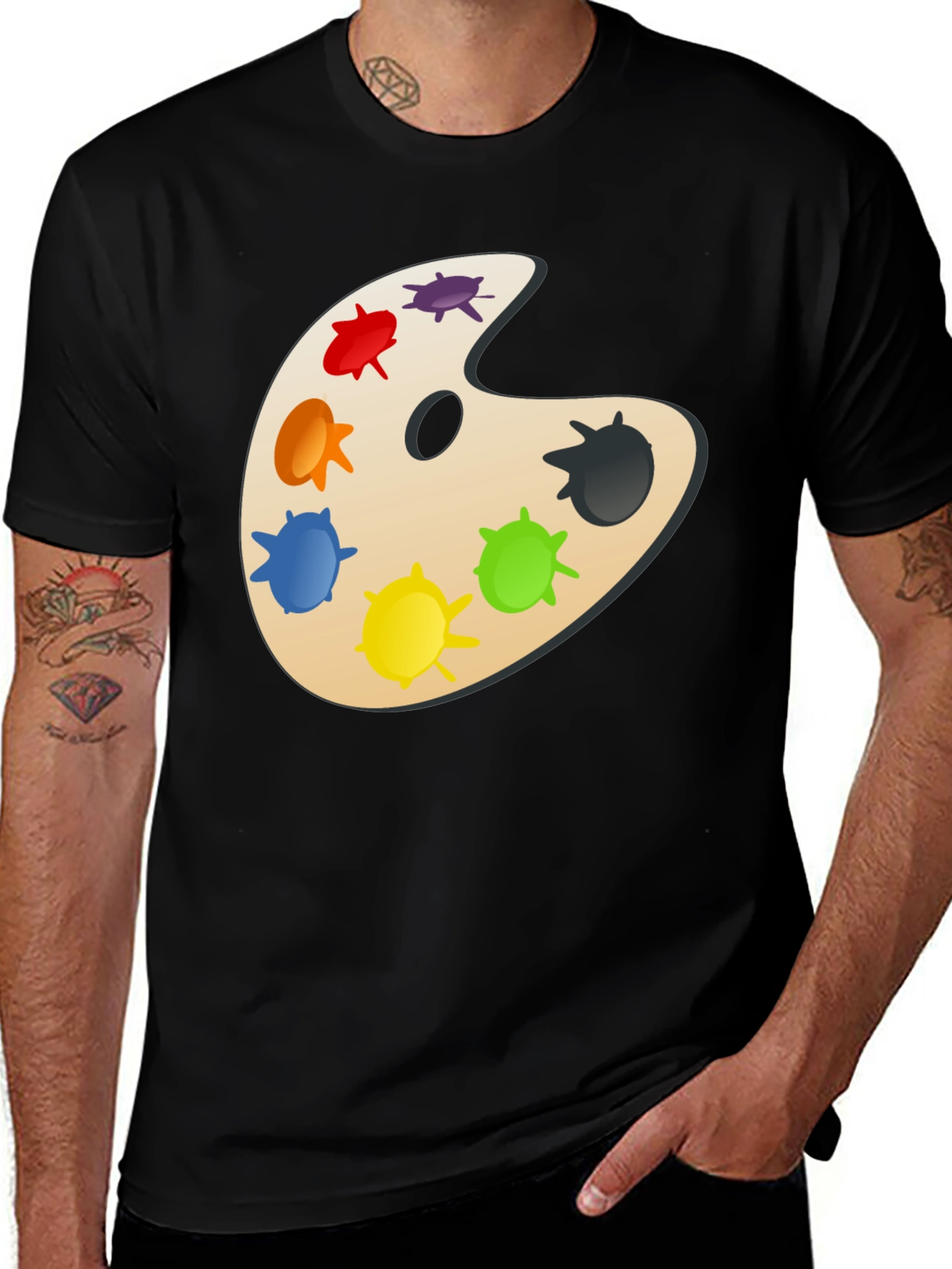 Artist Palette Graphic T-Shirt - Painters Tee