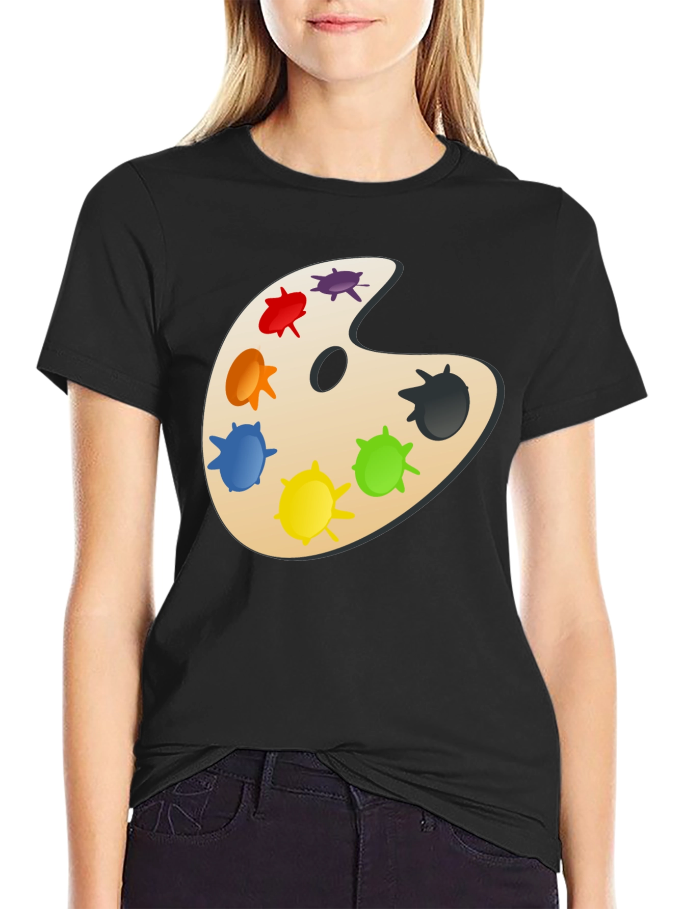 Artist Palette Graphic T-Shirt - Painters Tee