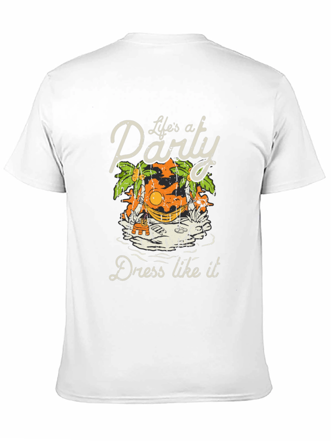 Lifes a Party Graphic Tee - Black