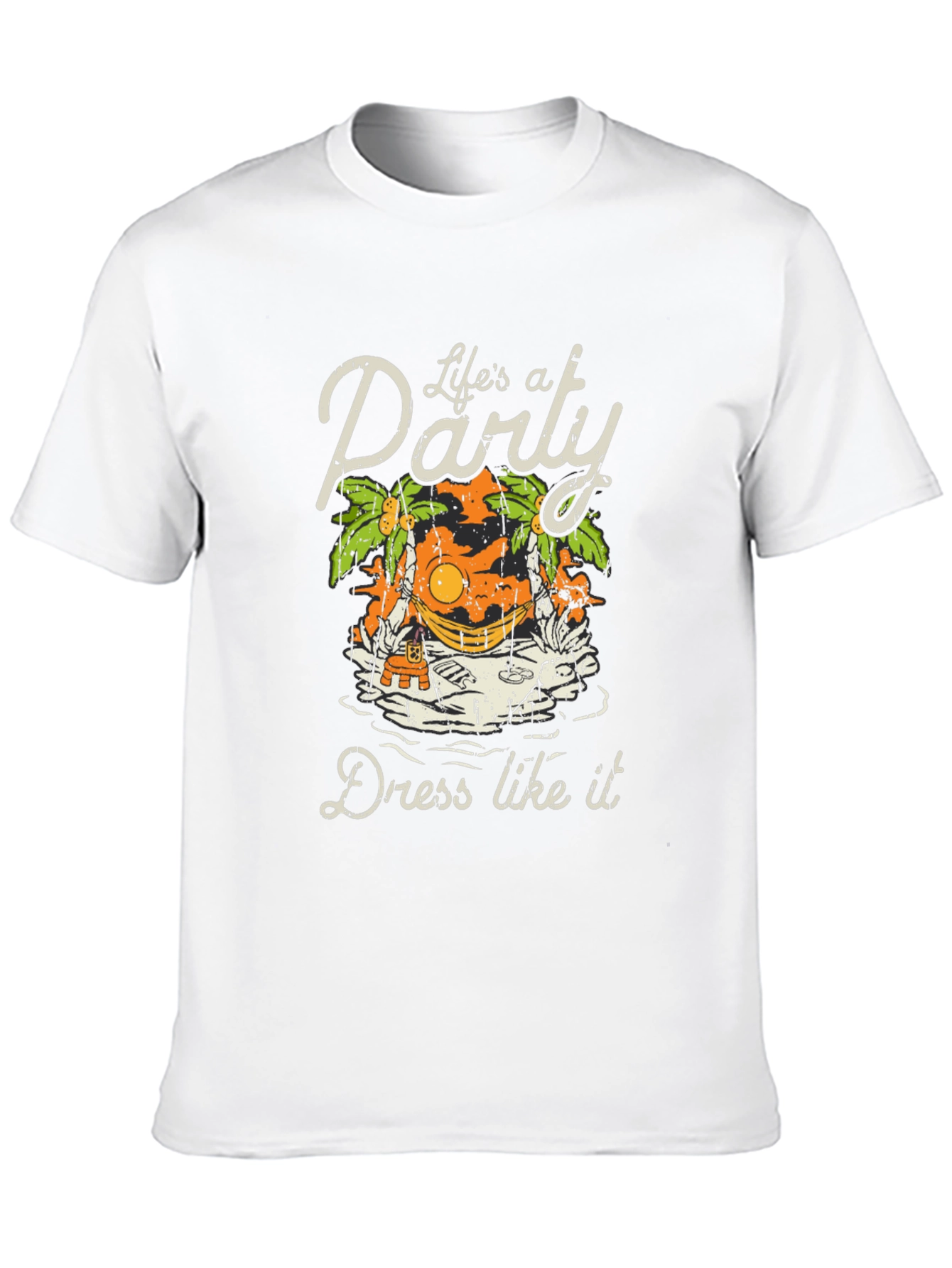 Lifes a Party Graphic Tee - Black