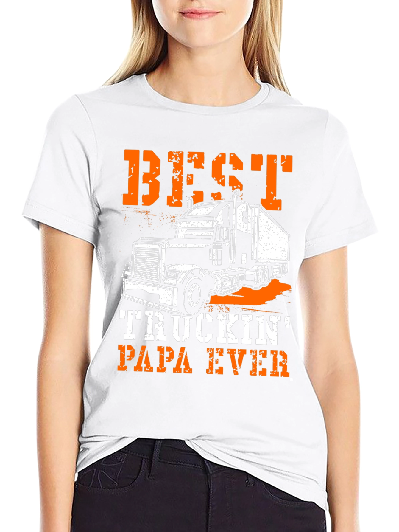 Best Truckin Papa Ever T-Shirt
