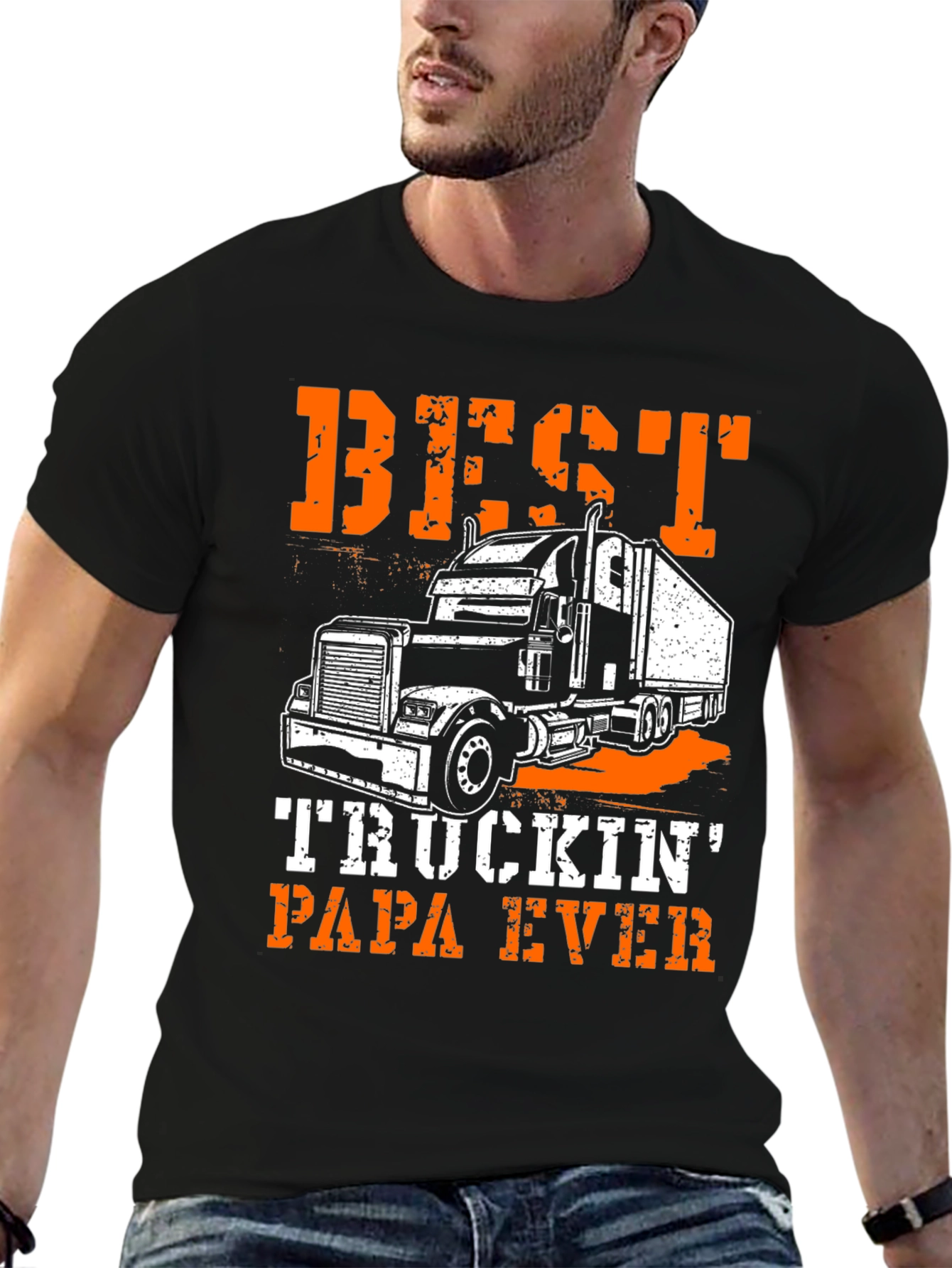 Best Truckin Papa Ever T-Shirt