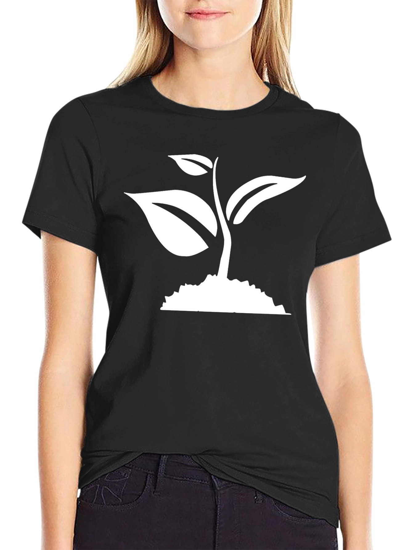 Eco Sprout Tee - Black Organic Cotton Shirt