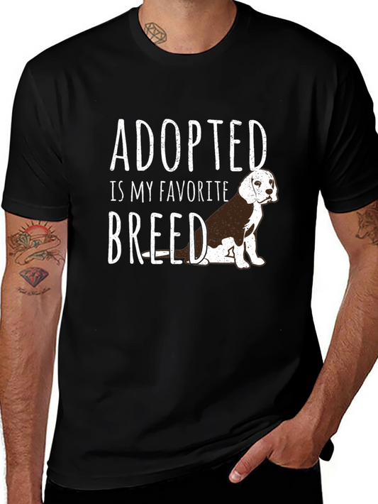 Adopted is My Favorite Breed Dog T-Shirt