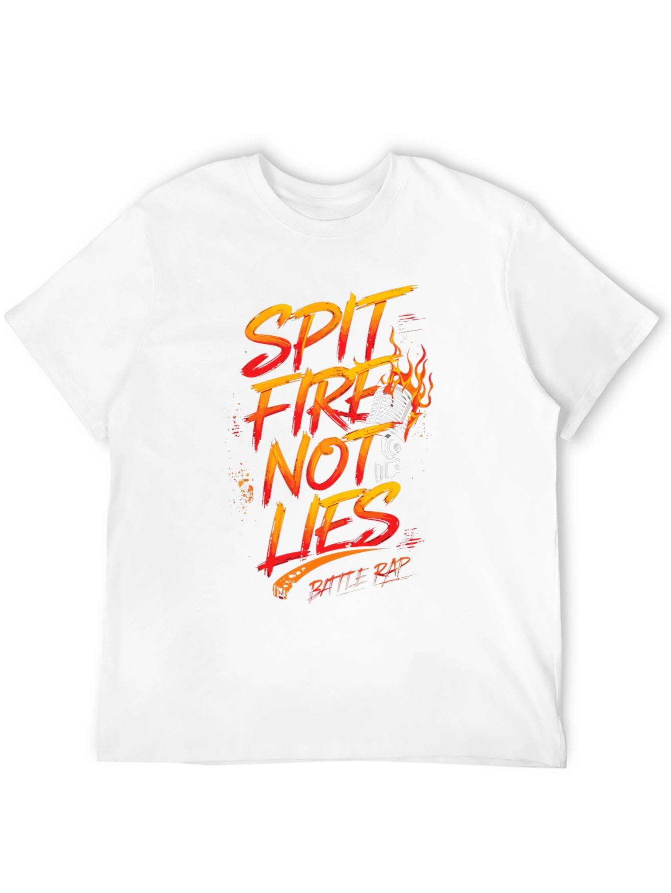 Spit Fire Not Lies Battle Rap T-Shirt