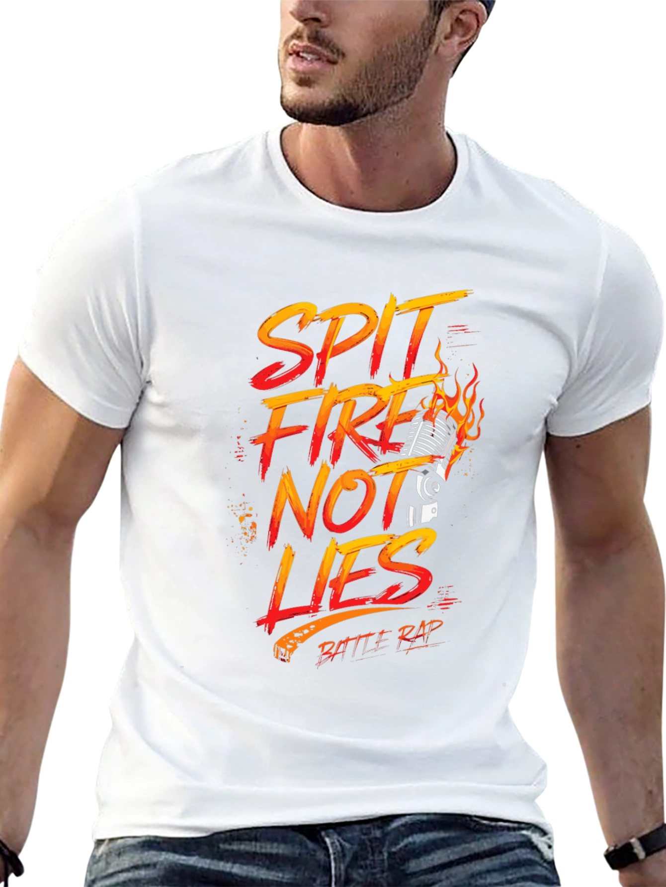 Spit Fire Not Lies Battle Rap T-Shirt