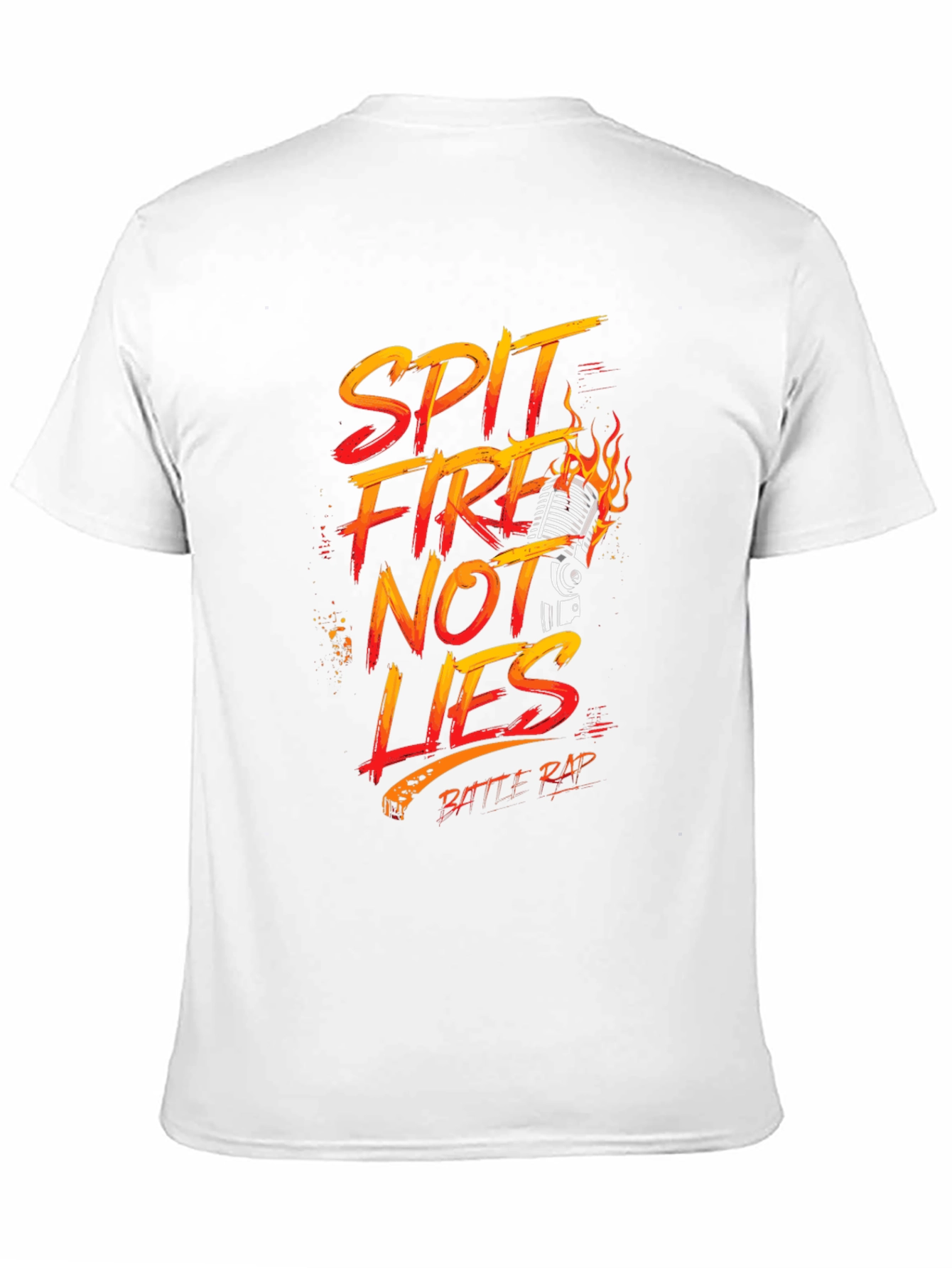 Spit Fire Not Lies Battle Rap T-Shirt