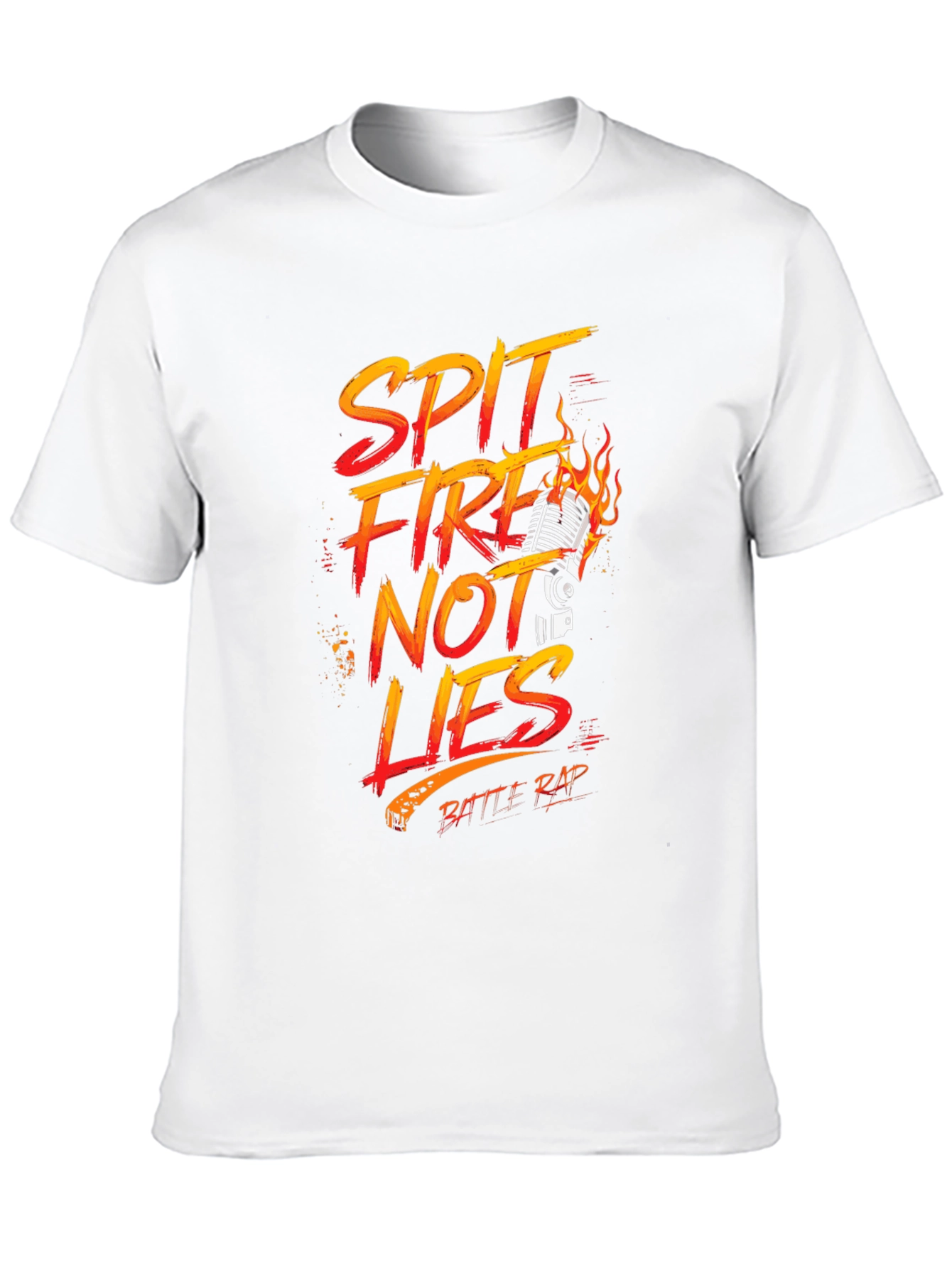 Spit Fire Not Lies Battle Rap T-Shirt