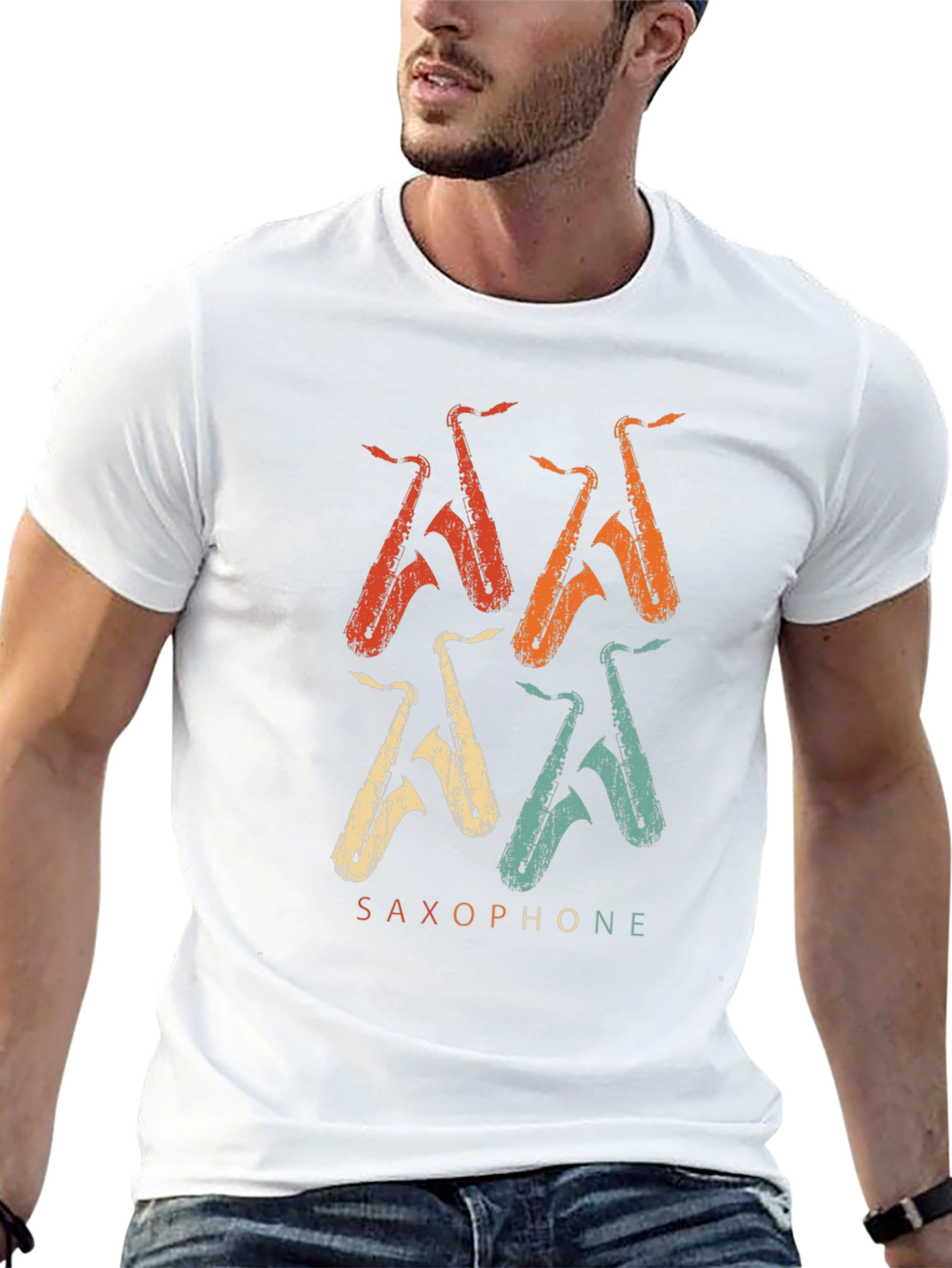 Vintage Saxophone T-Shirt