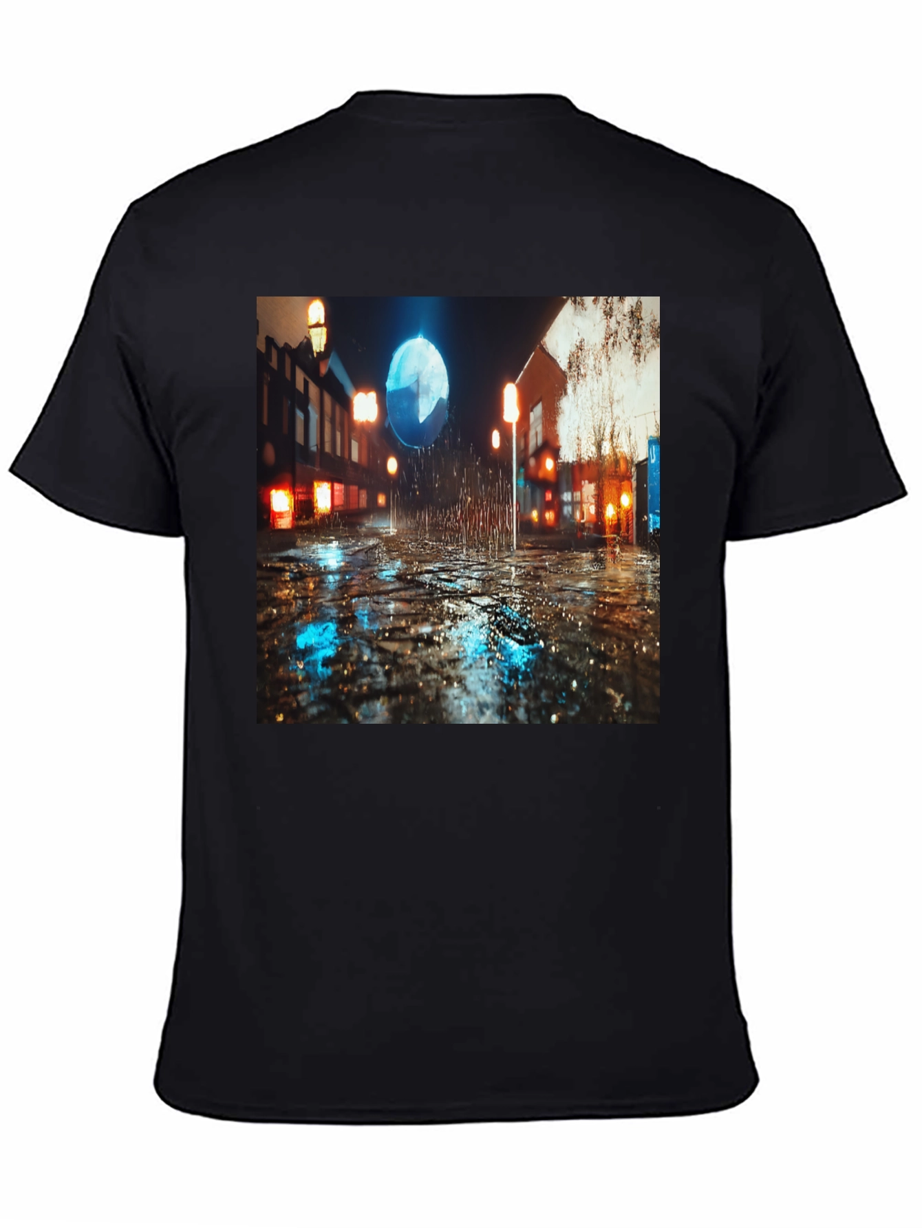 Rainy Nightscape T-Shirt