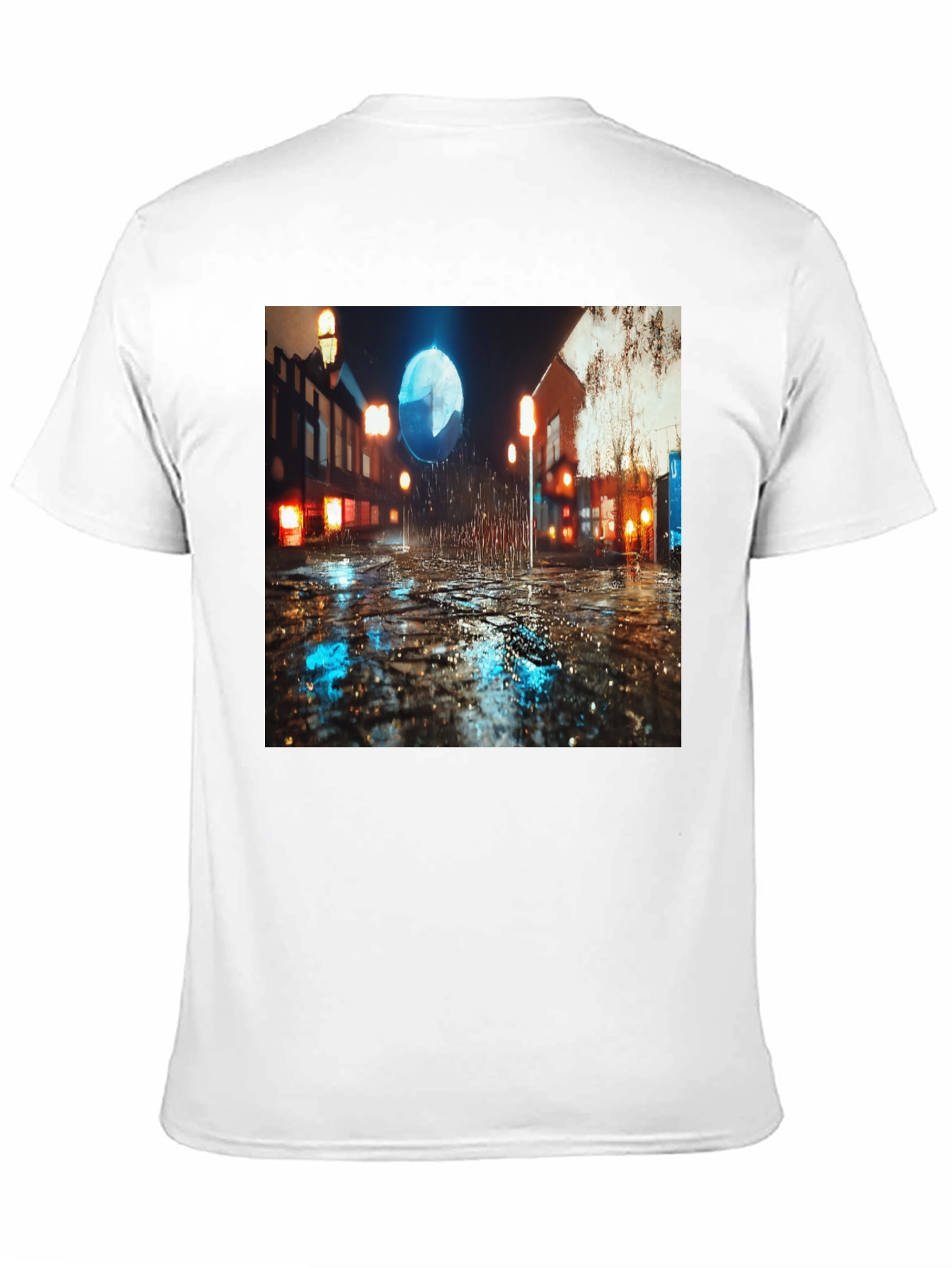 Rainy Nightscape T-Shirt