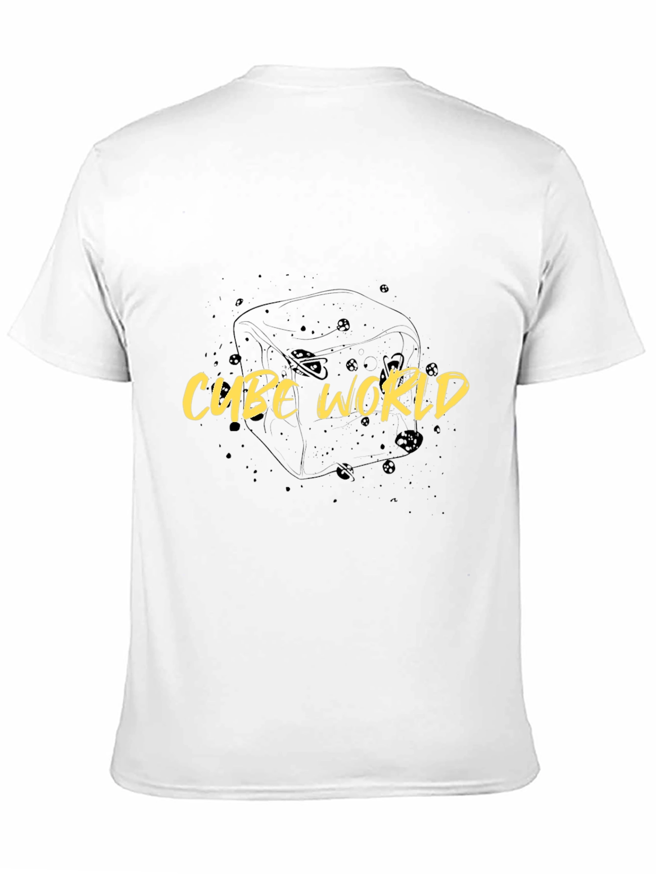 Cube World Black Graphic Tee