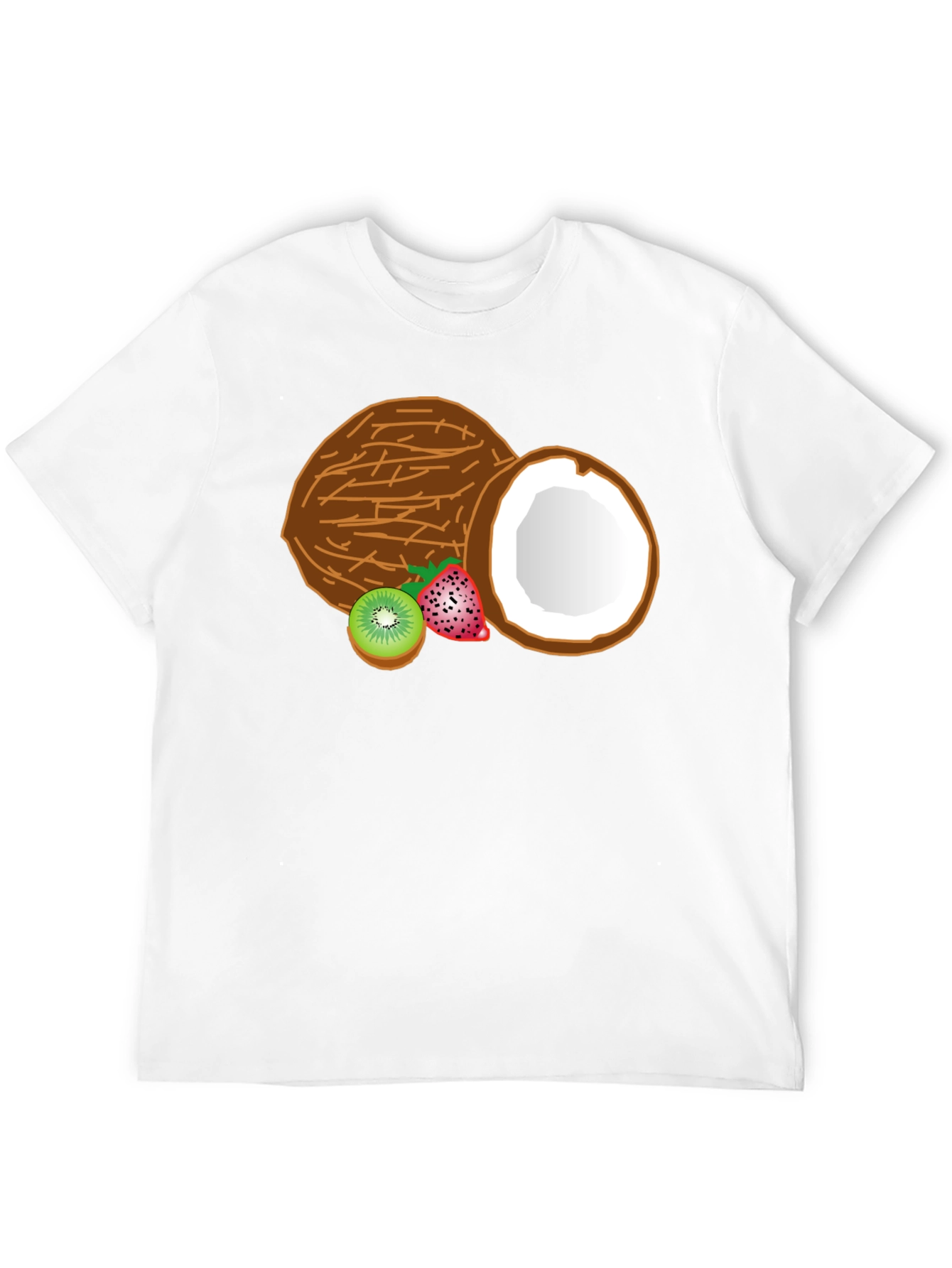 Tropical Fruits Graphic T-Shirt