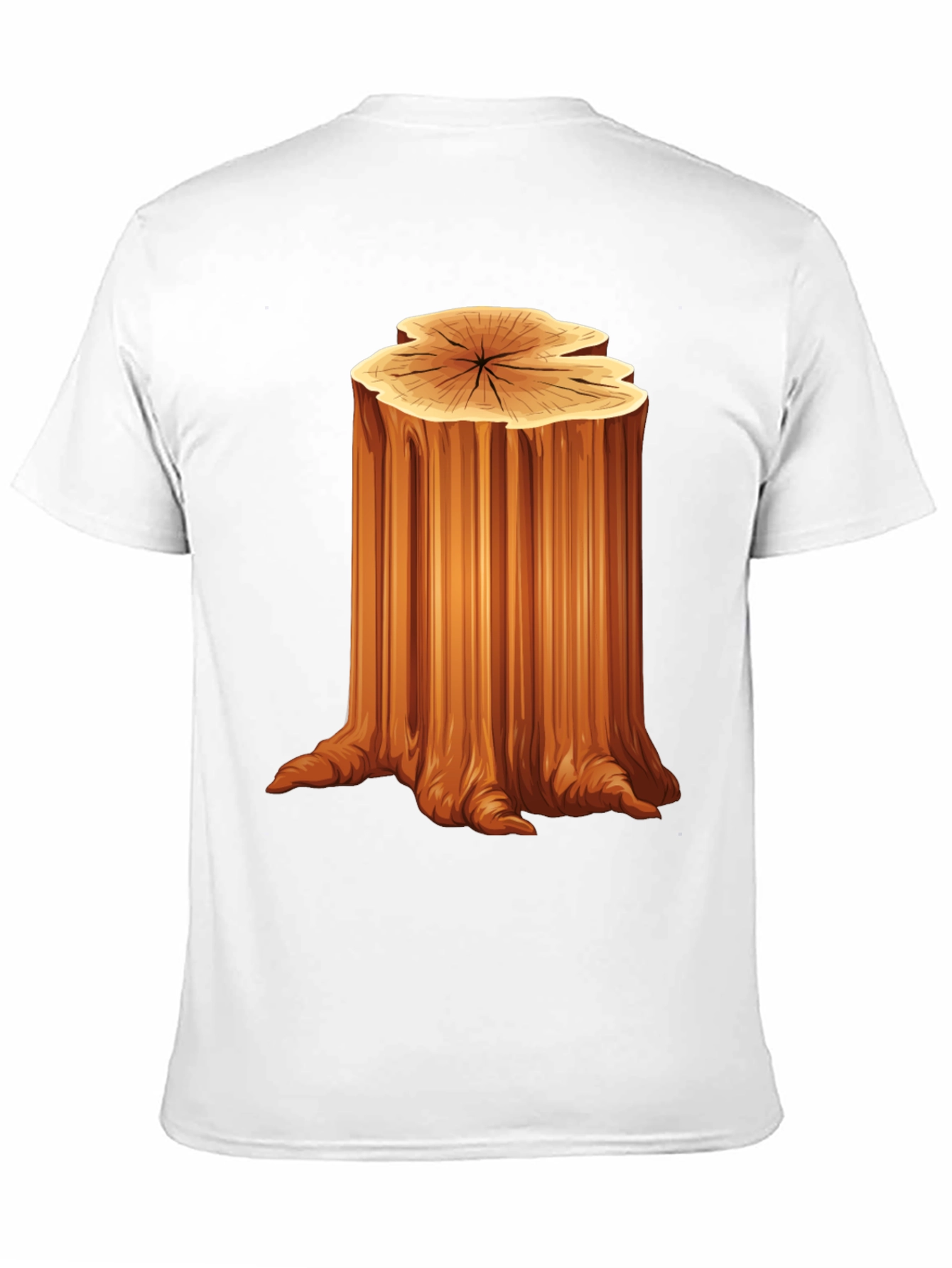 Nature Tree Stump Graphic T-Shirt