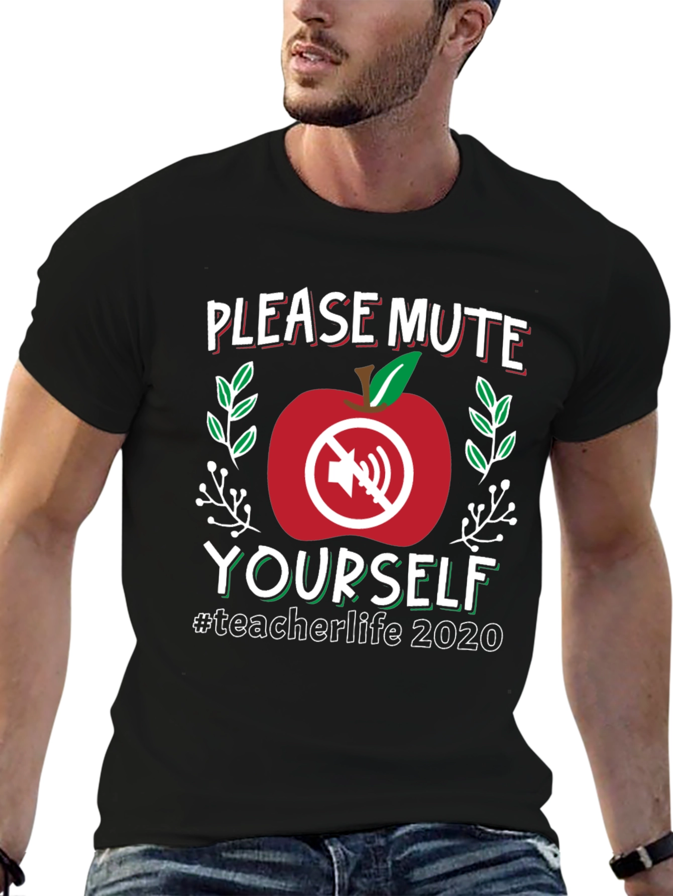 Please Mute Yourself Teacher T-Shirt