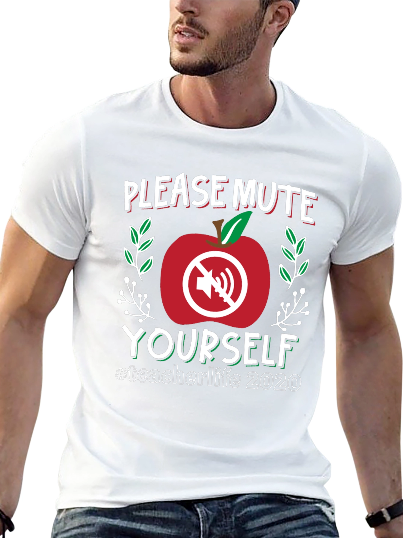 Please Mute Yourself Teacher T-Shirt