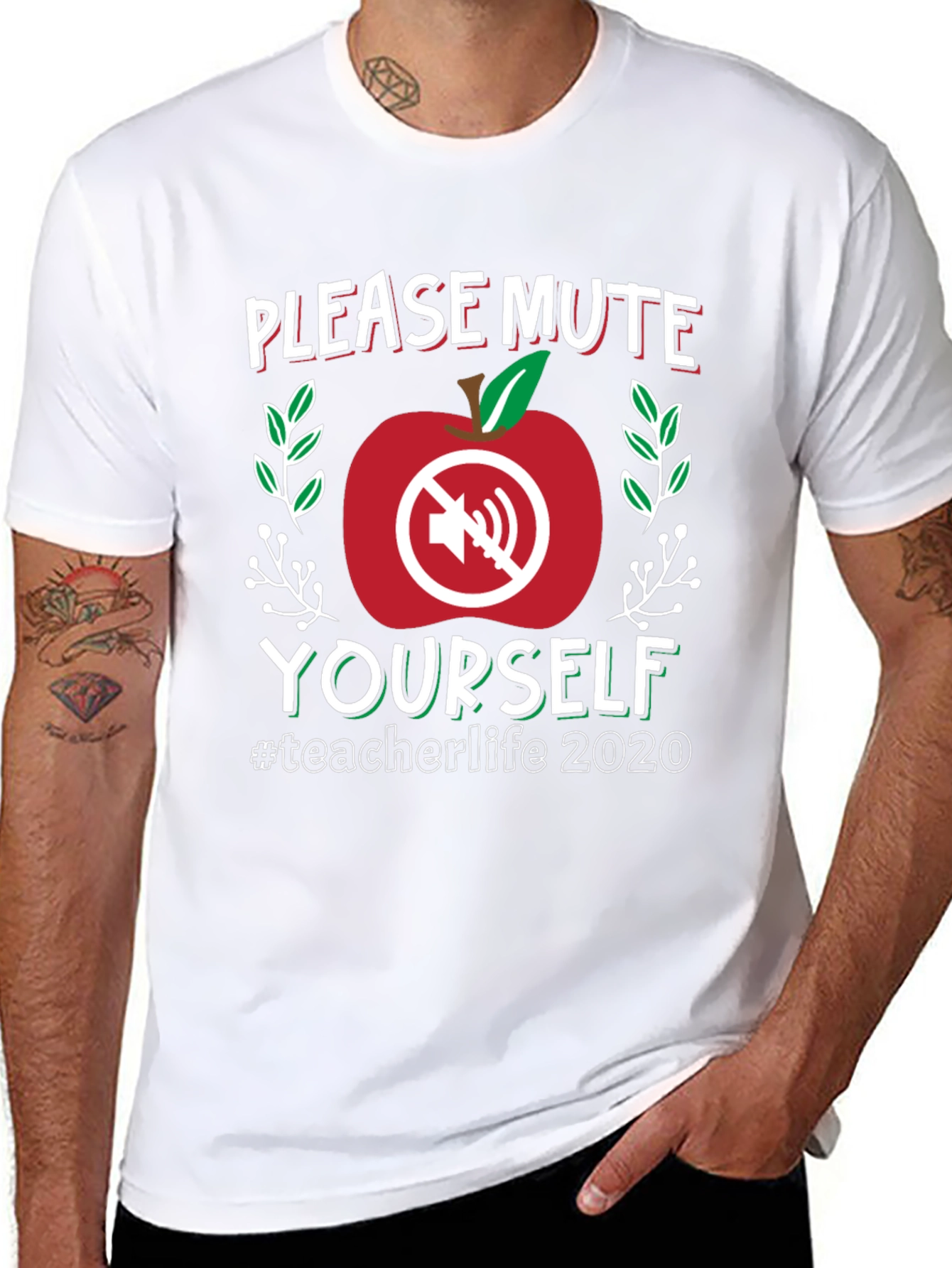 Please Mute Yourself Teacher T-Shirt