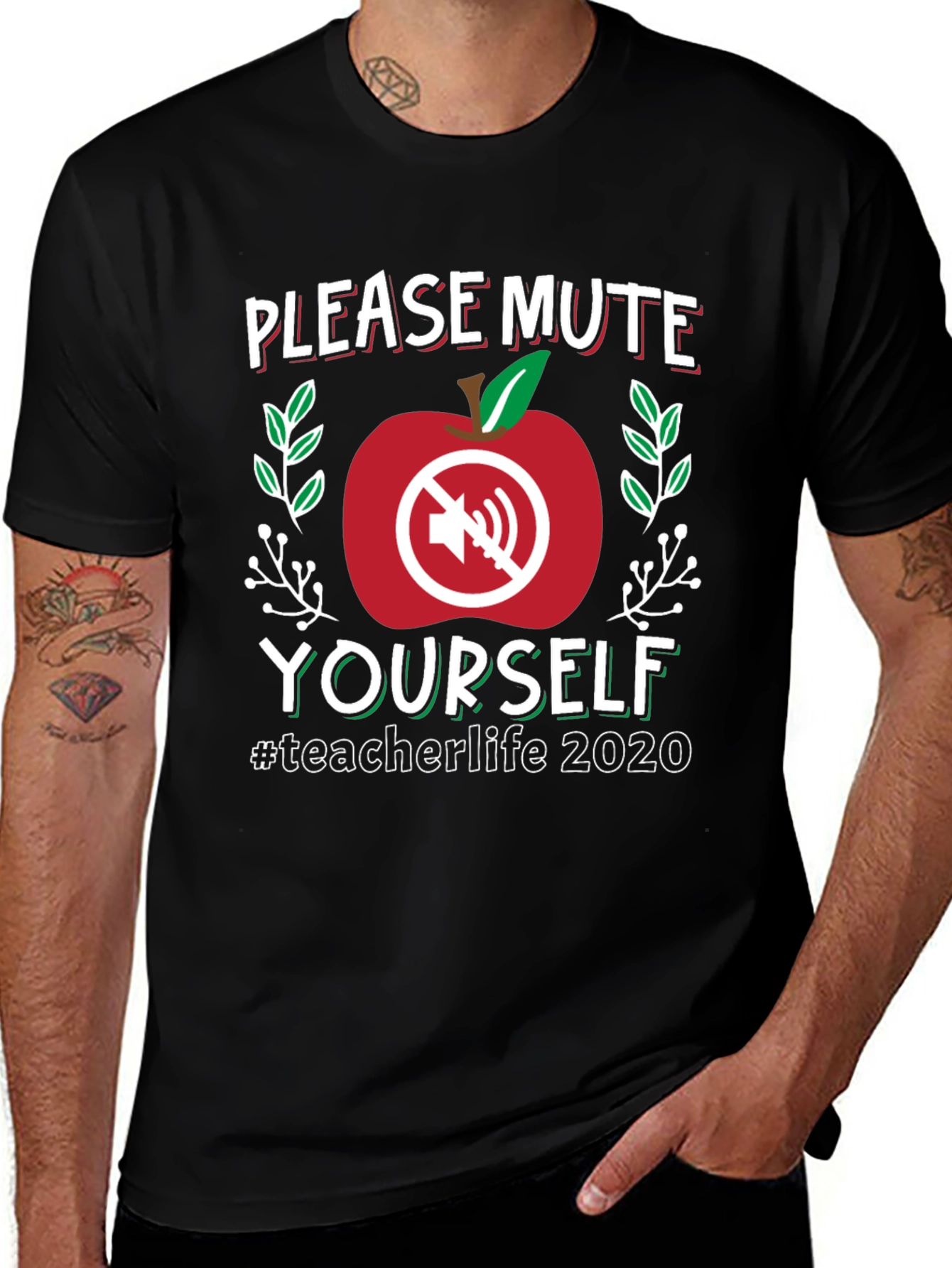 Please Mute Yourself Teacher T-Shirt