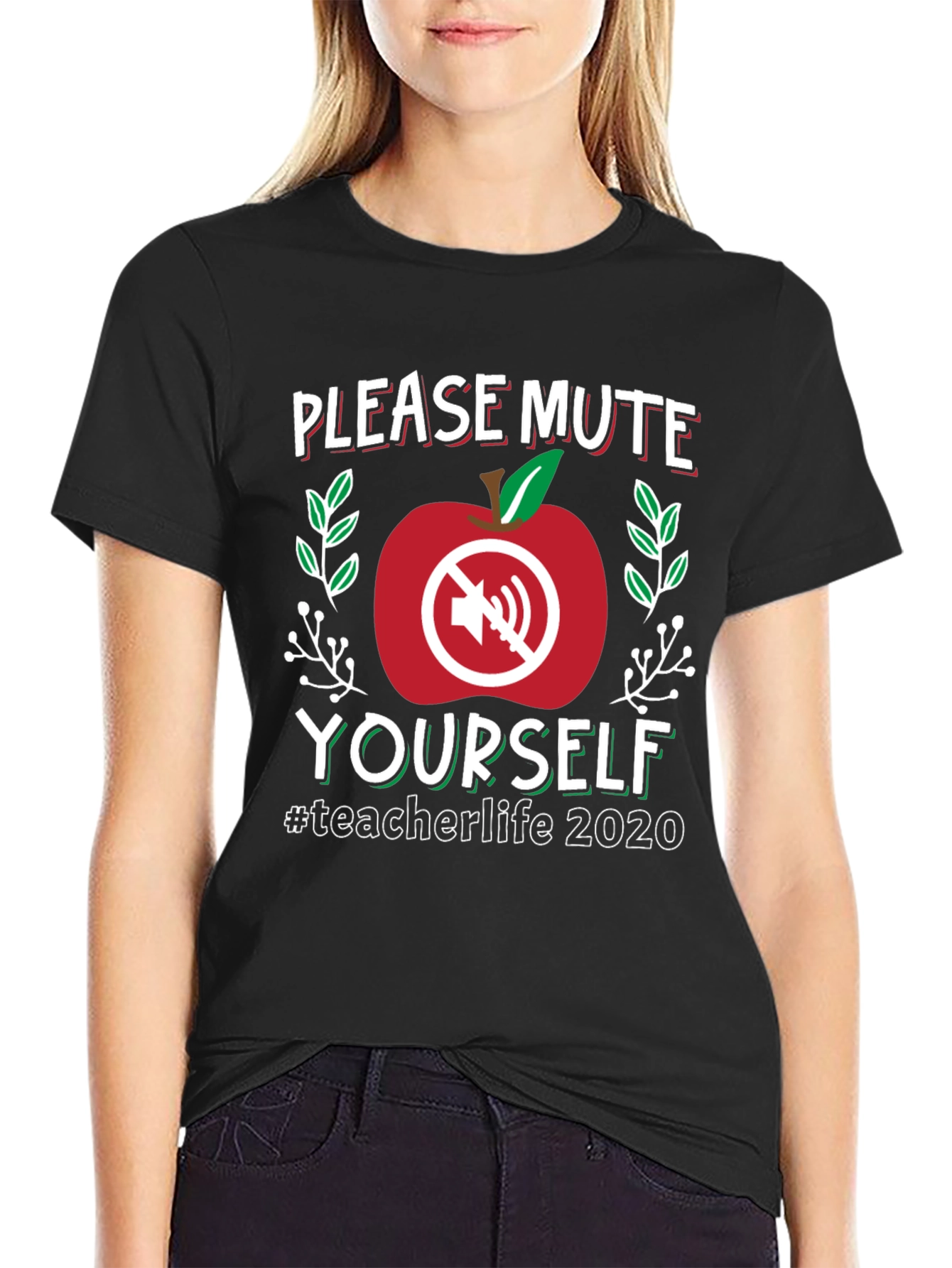 Please Mute Yourself Teacher T-Shirt