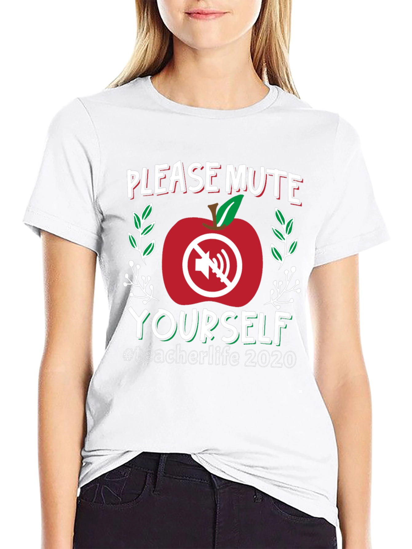Please Mute Yourself Teacher T-Shirt