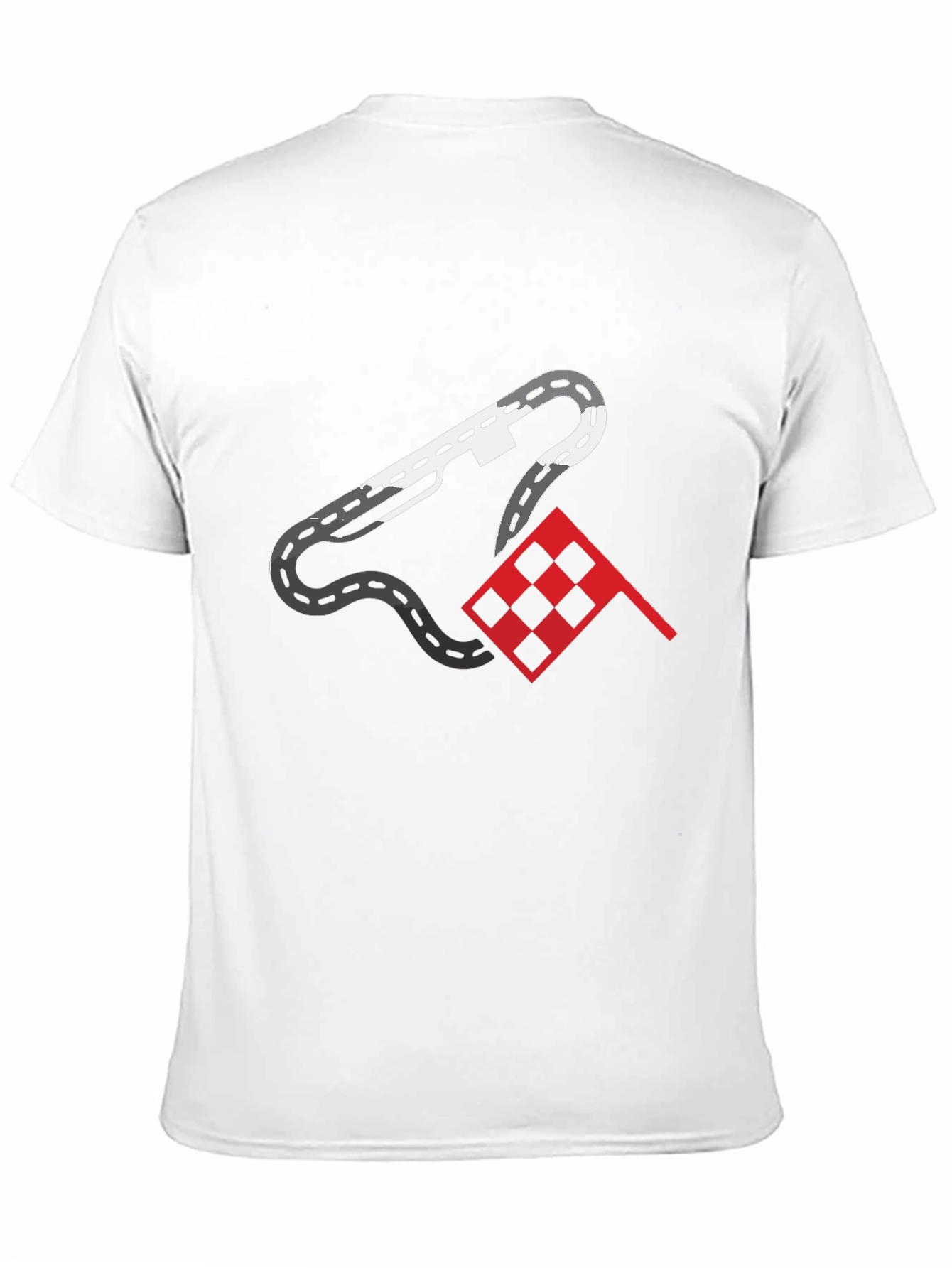 Racing Track Graphic Tee - Mens Black T-Shirt