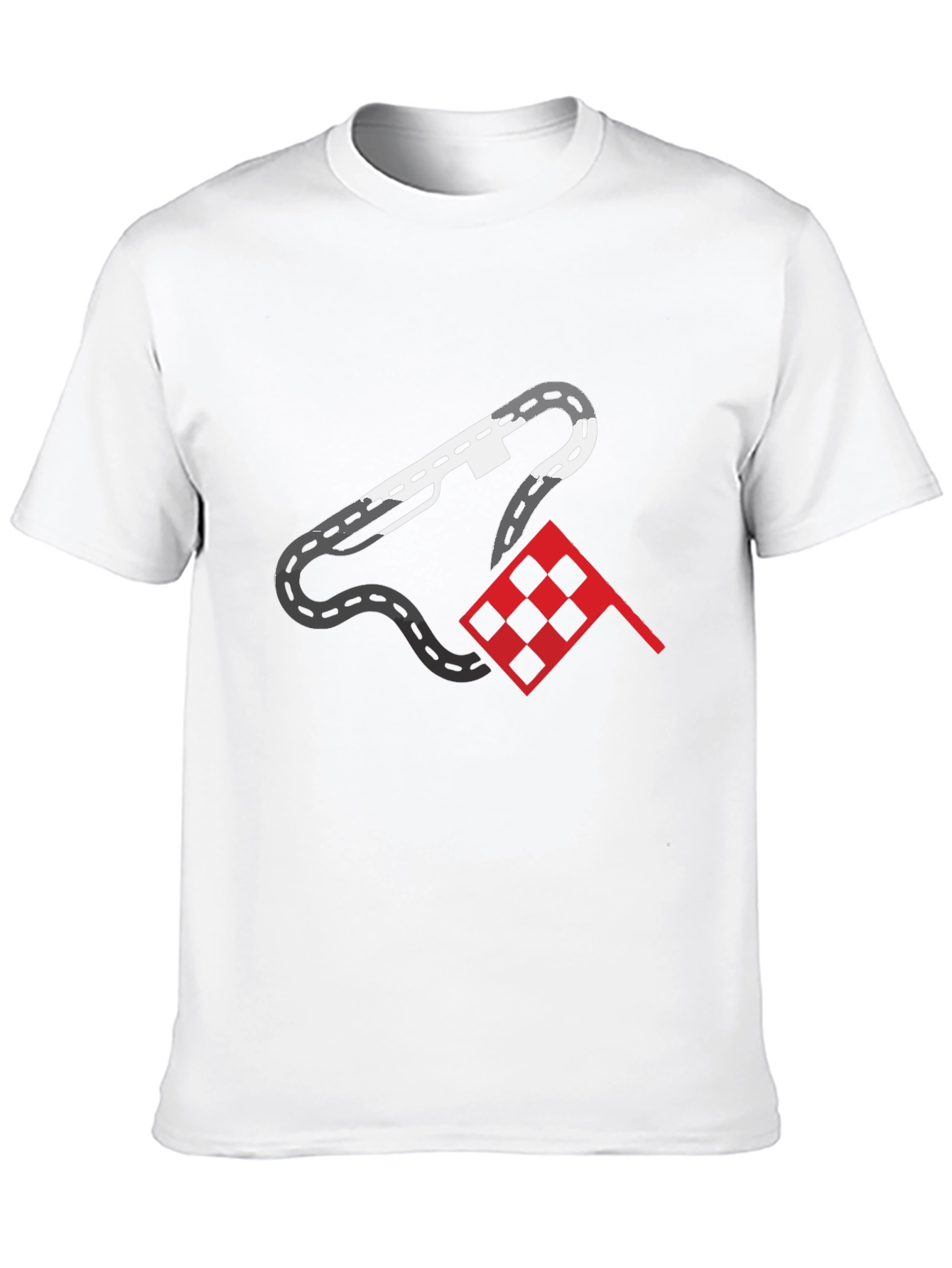 Racing Track Graphic Tee - Mens Black T-Shirt