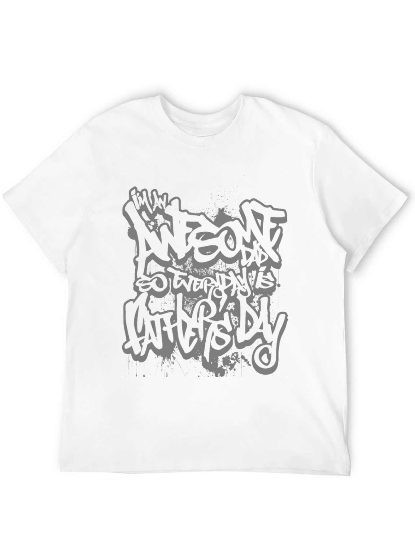 Awesome Dad T-Shirt - Graffiti Style