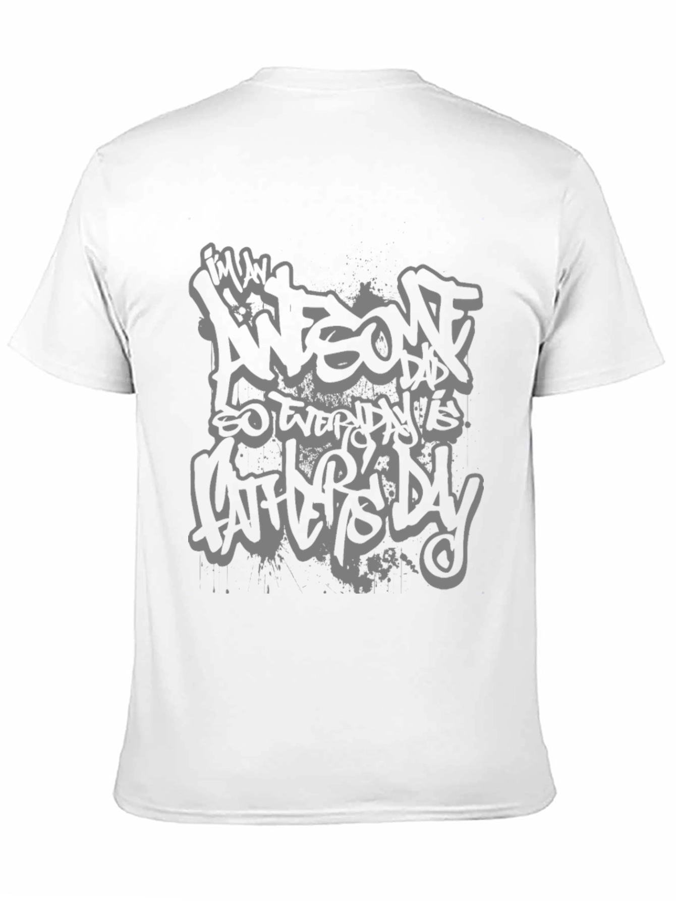 Awesome Dad T-Shirt - Graffiti Style