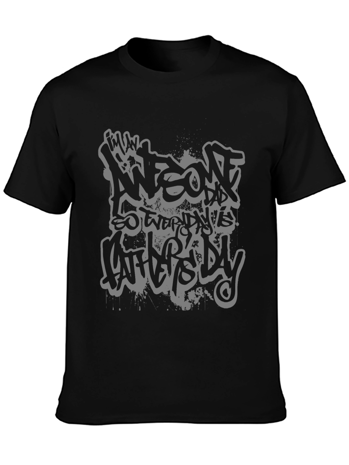 Awesome Dad T-Shirt - Graffiti Style