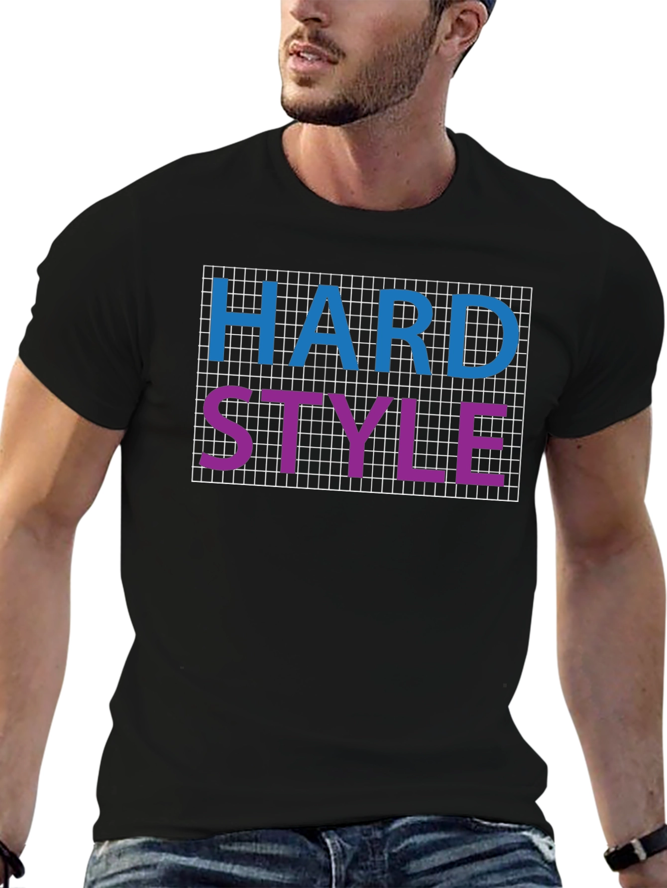 Hard Style Graphic T-Shirt - Black