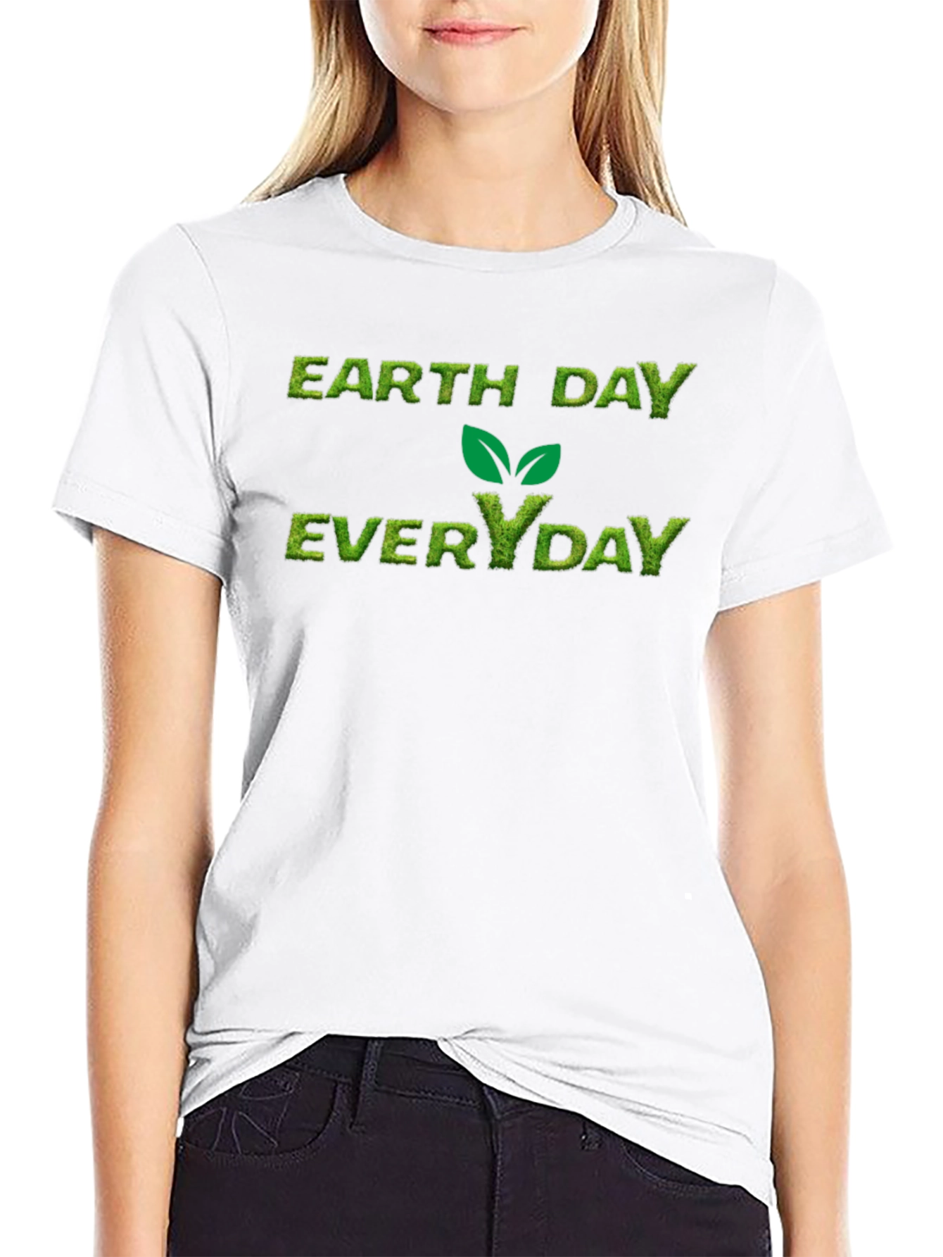 Earth Day Everyday Black T-Shirt