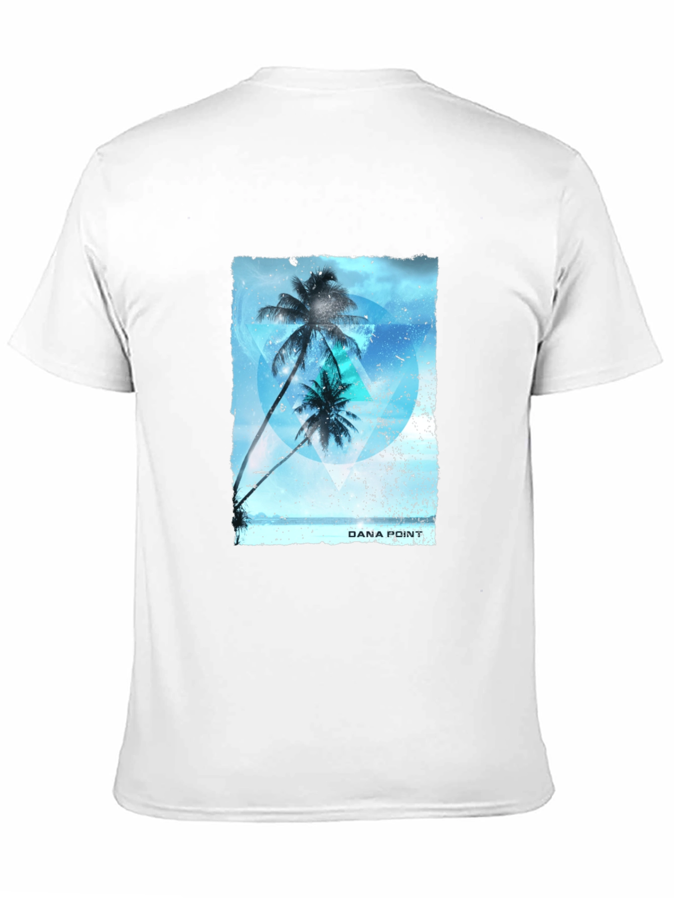 Dana Point Palm Tree Graphic Tee - Black