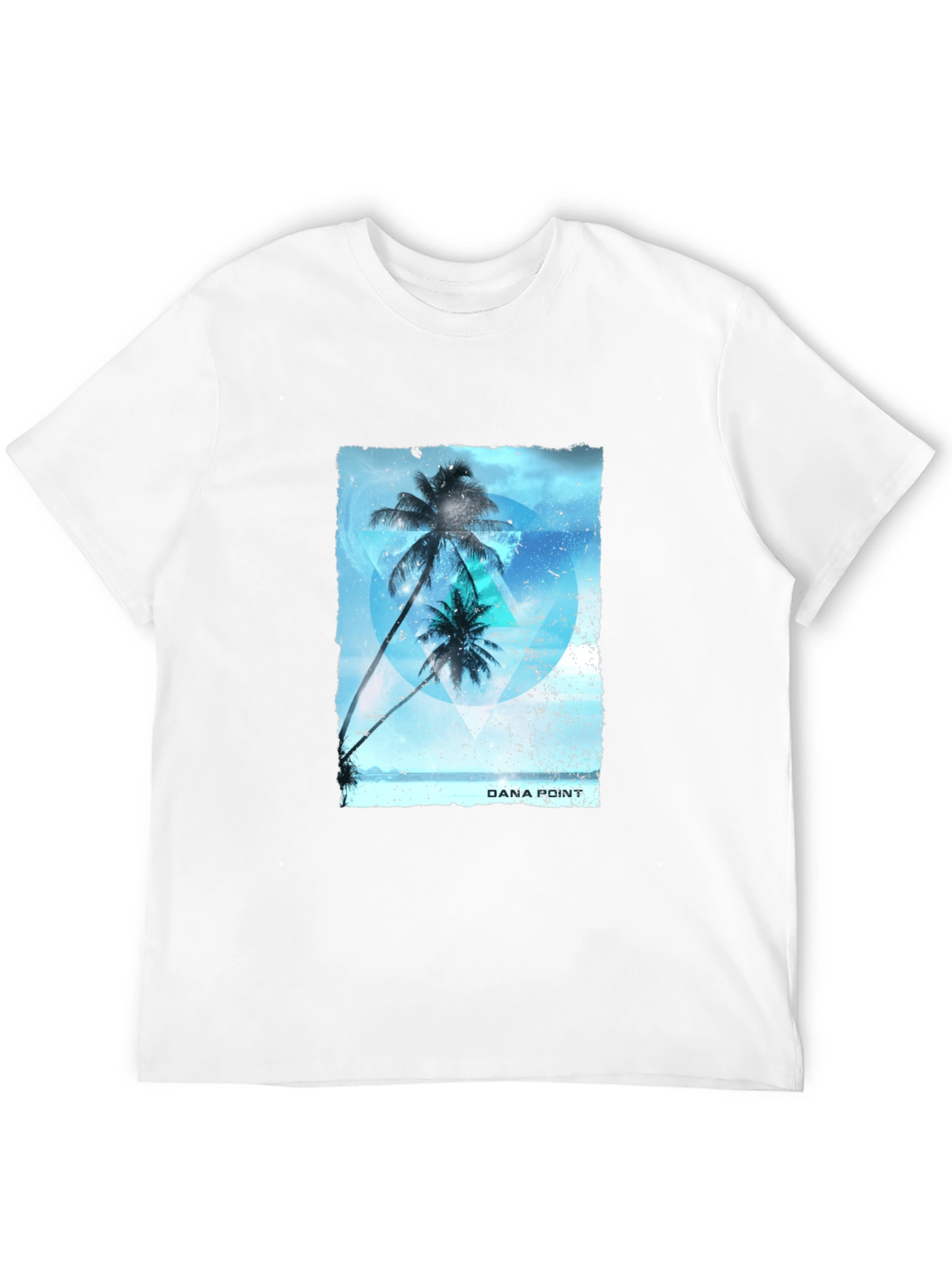 Dana Point Palm Tree Graphic Tee - Black