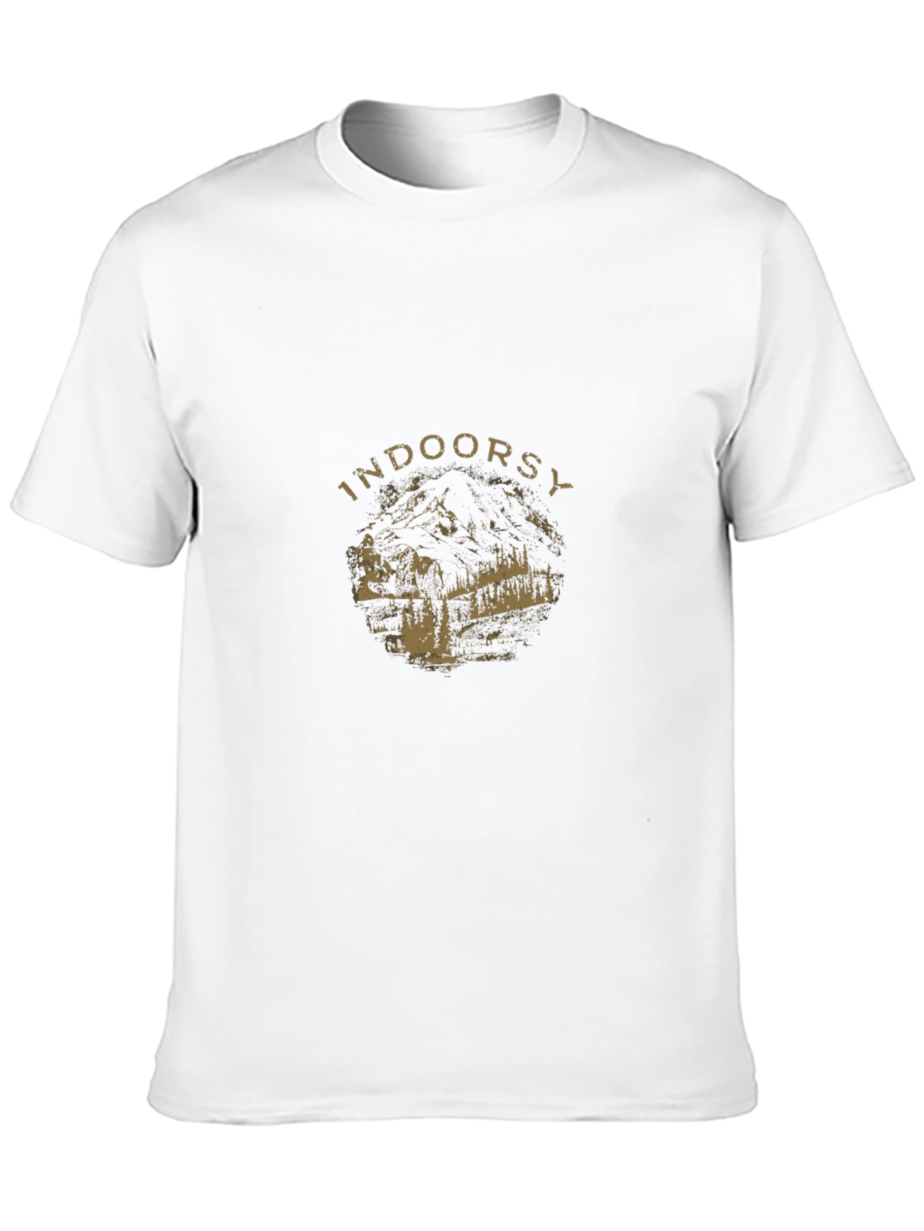 Indoorsy Graphic Tee - Black Short Sleeve